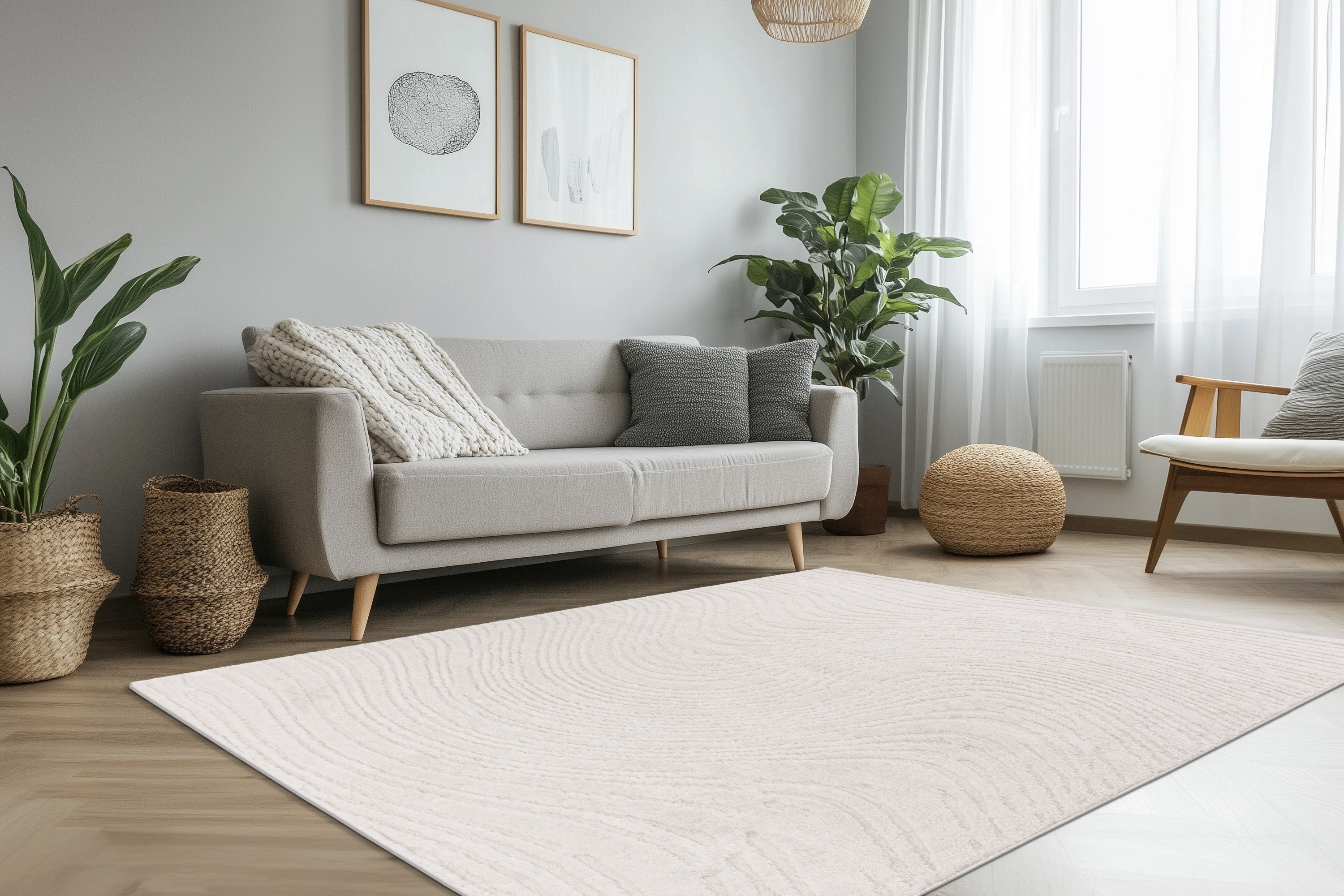 kayoom-oxygen-125-kurzflorteppich-mit-20-mm-florh-he-und-1000-g-m-aus-polyester- image 3