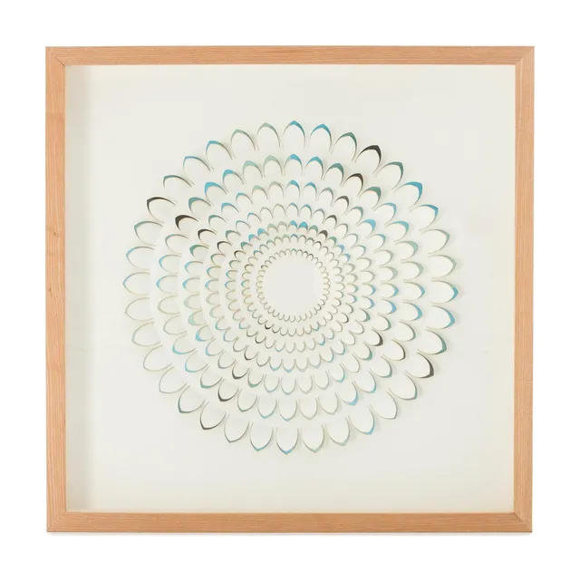 kayoom-bilder-papierkunst-circle-i-60x60-cm-moderne-wanddekoration-aus-holzmater image 1