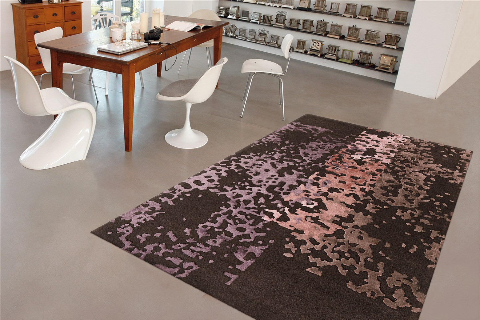 kayoom-diamond-8051-handgetufteter-design-teppich-aus-flachflor-strapazierf-hig- image 2