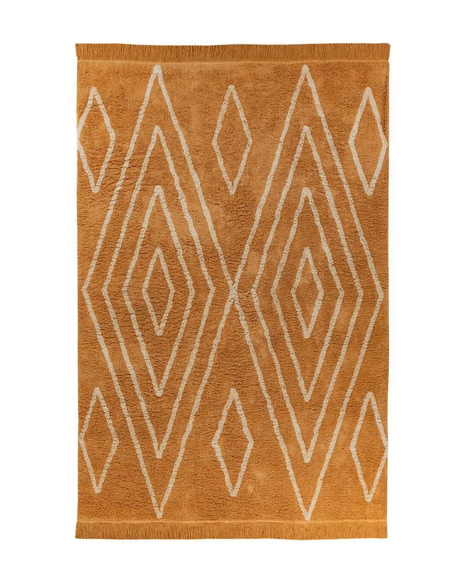 kayoom-alena-kurzflorteppich-aus-100-baumwolle-mit-geometrischem-design image 1