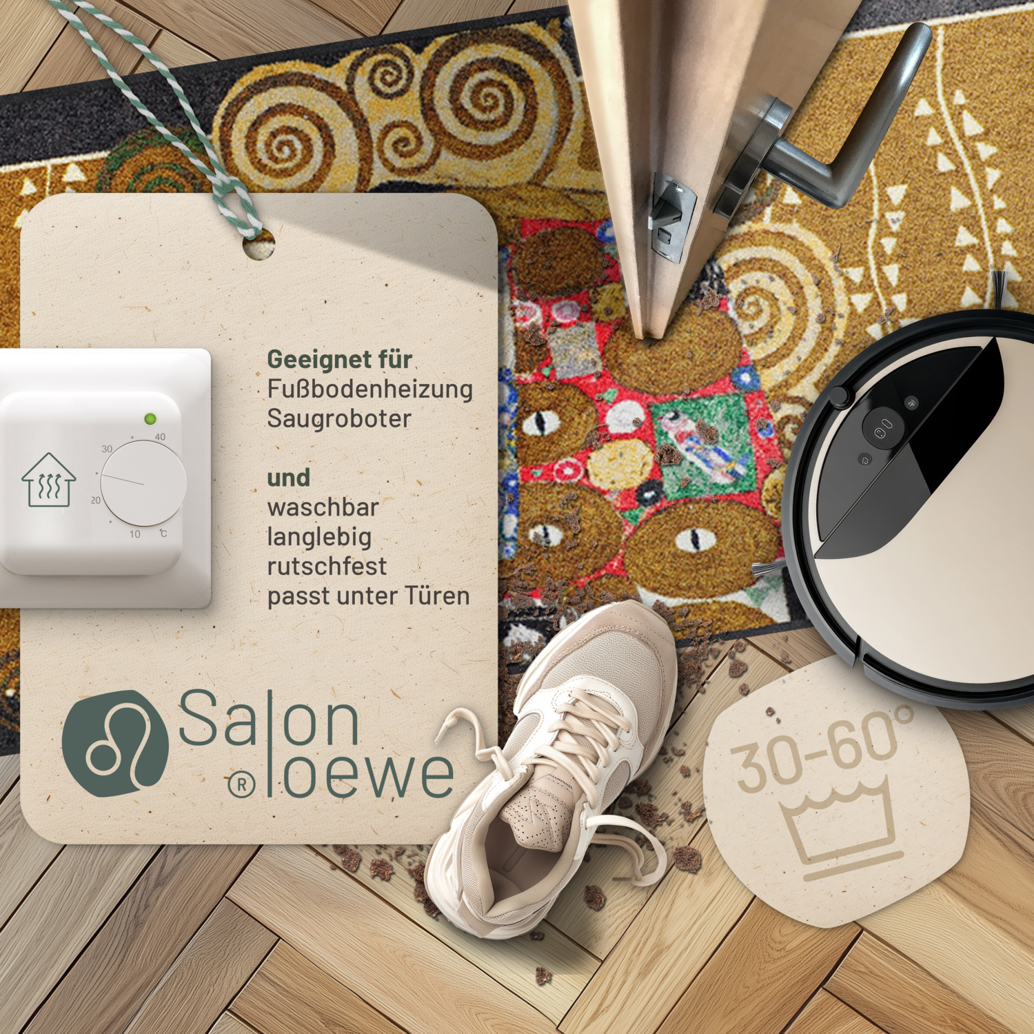 salonloewe-die-erf-llung-melange-l-ufer-75-x-190-cm-kunstmatte-im-klimt-stil image 3