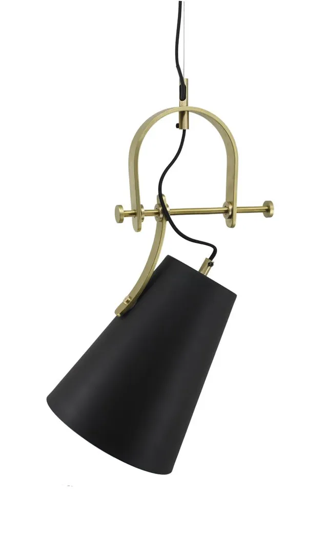 kayoom-calone-287-h-ngelampe-industrie-design-eisen-handgefertigt-braun-mit-gold image 1