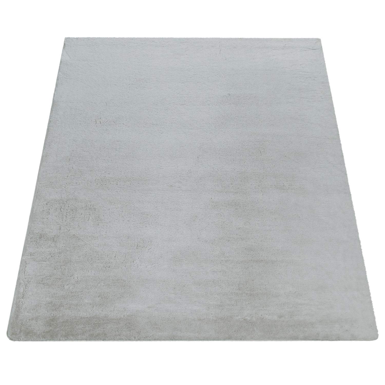 paco-home-teddy-shaggy-hochflor-teppich-einfarbig-grau-60x90-cm image 7