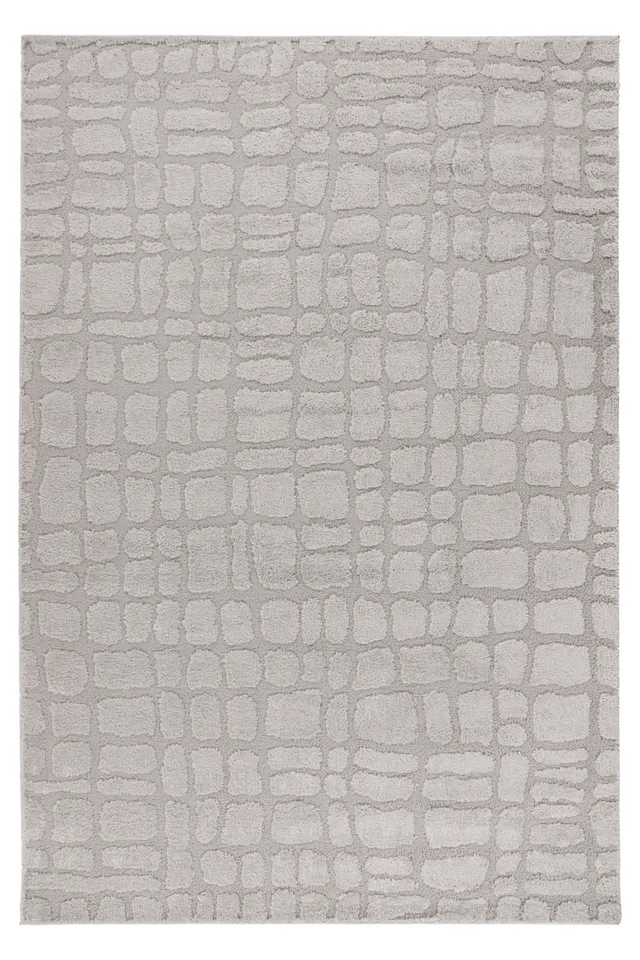 kayoom-kick-off-125-kurzflorteppich-silber-20-mm-florh-he-1000-g-m-polyester image 1