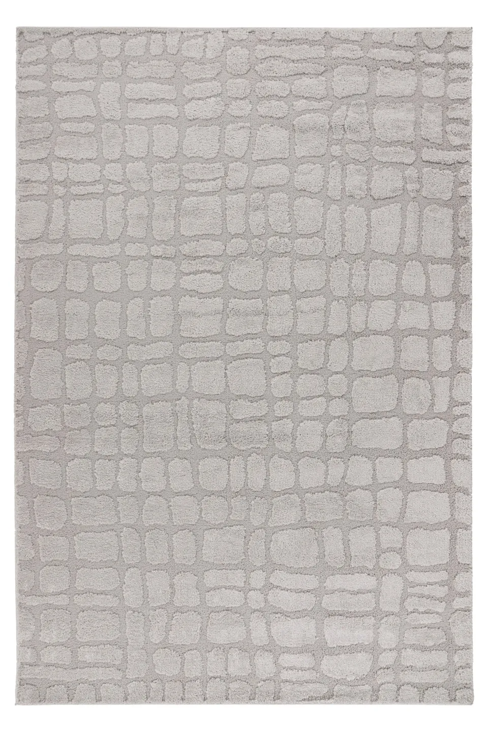 kayoom-kick-off-125-kurzflorteppich-silber-20-mm-florh-he-1000-g-m-polyester image 1