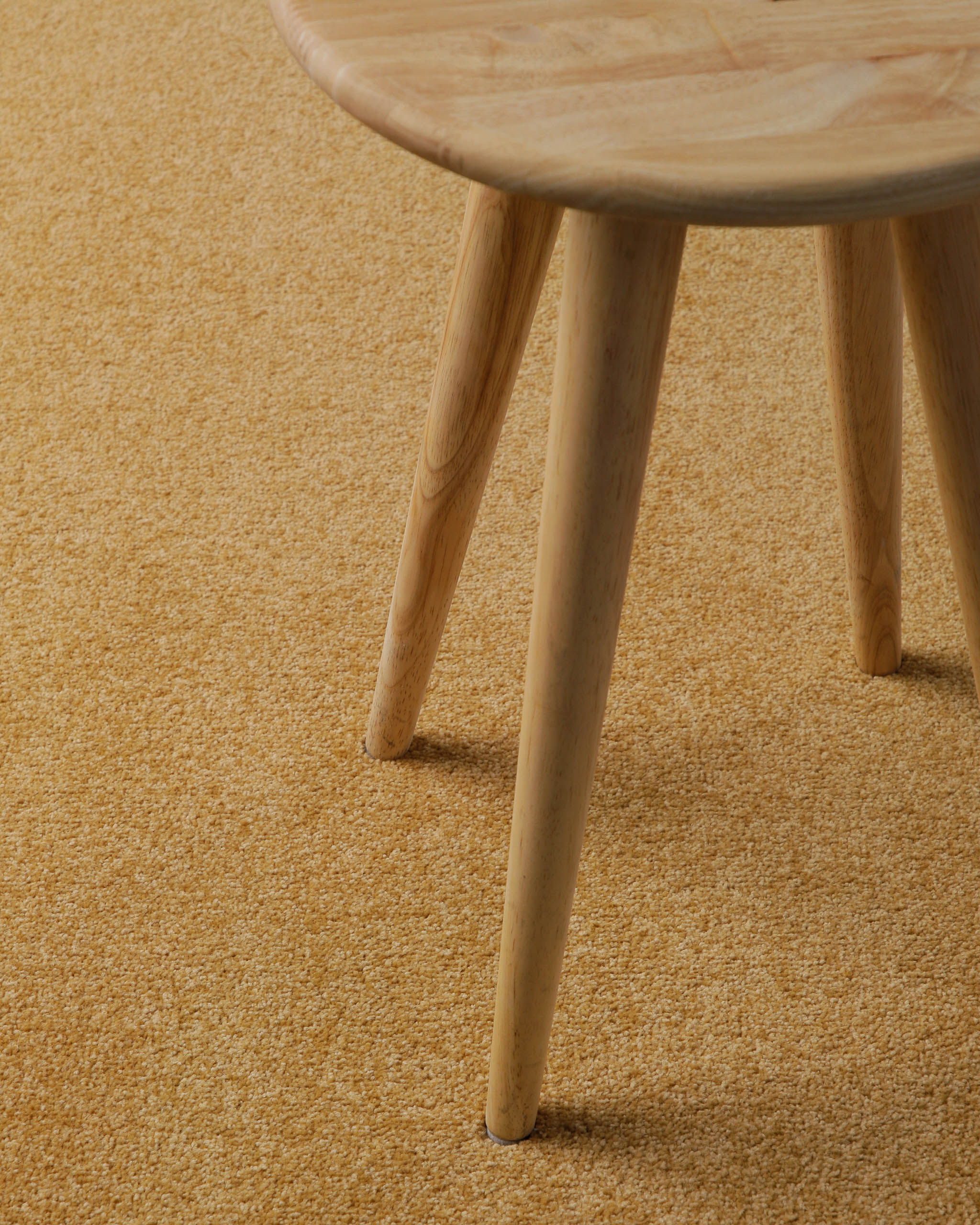 weconhome-basics-freja-kurzflorteppich-ocker-gelb-uni image 3