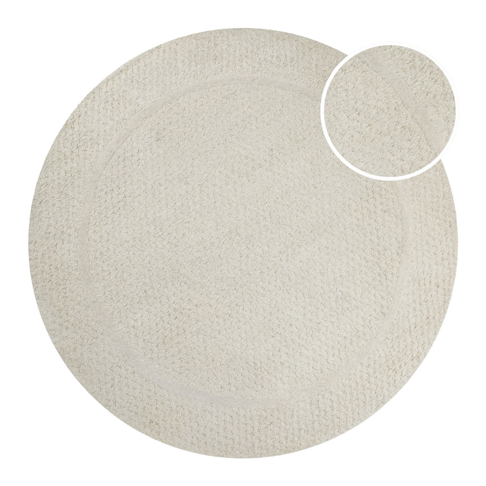 weconhome-hamptons-thirtyfive-kurzflor-teppich-rund-creme-wei-aus-100-schurwolle image 1