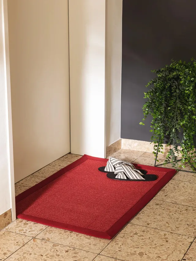 benuta-nest-sana-sisal-naturfaser-teppich-rot-40x60-cm image 1