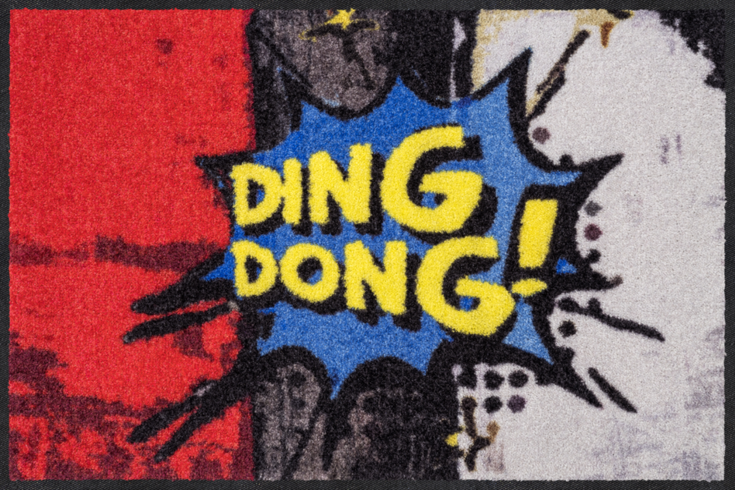 salonloewe-ding-dong-eingangsmatte-50-x-75-cm-schmutzfangmatte-mit-motiv image 1