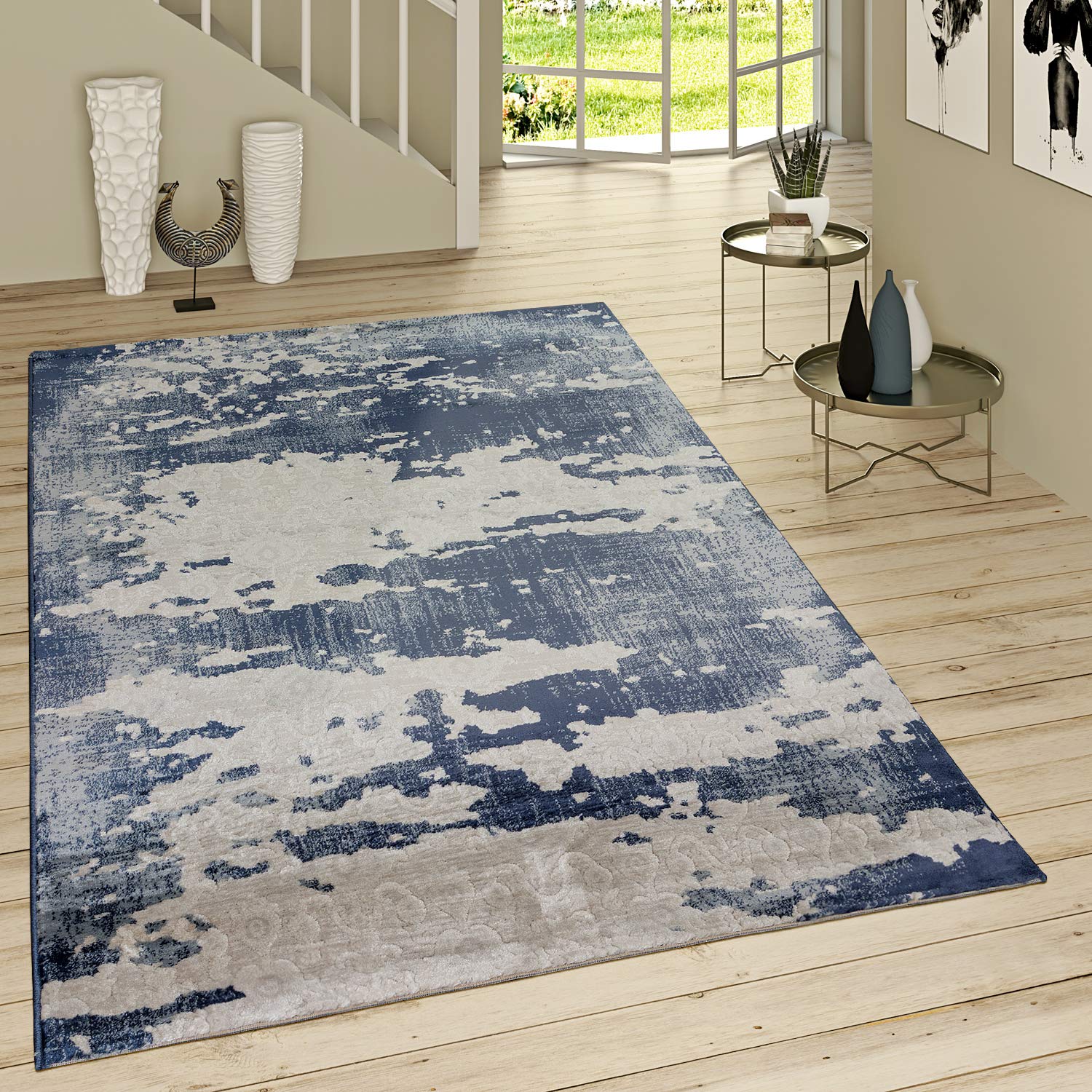paco-home-metro-teppichl-ufer-80x150-cm-grau-18-kurzflor image 3