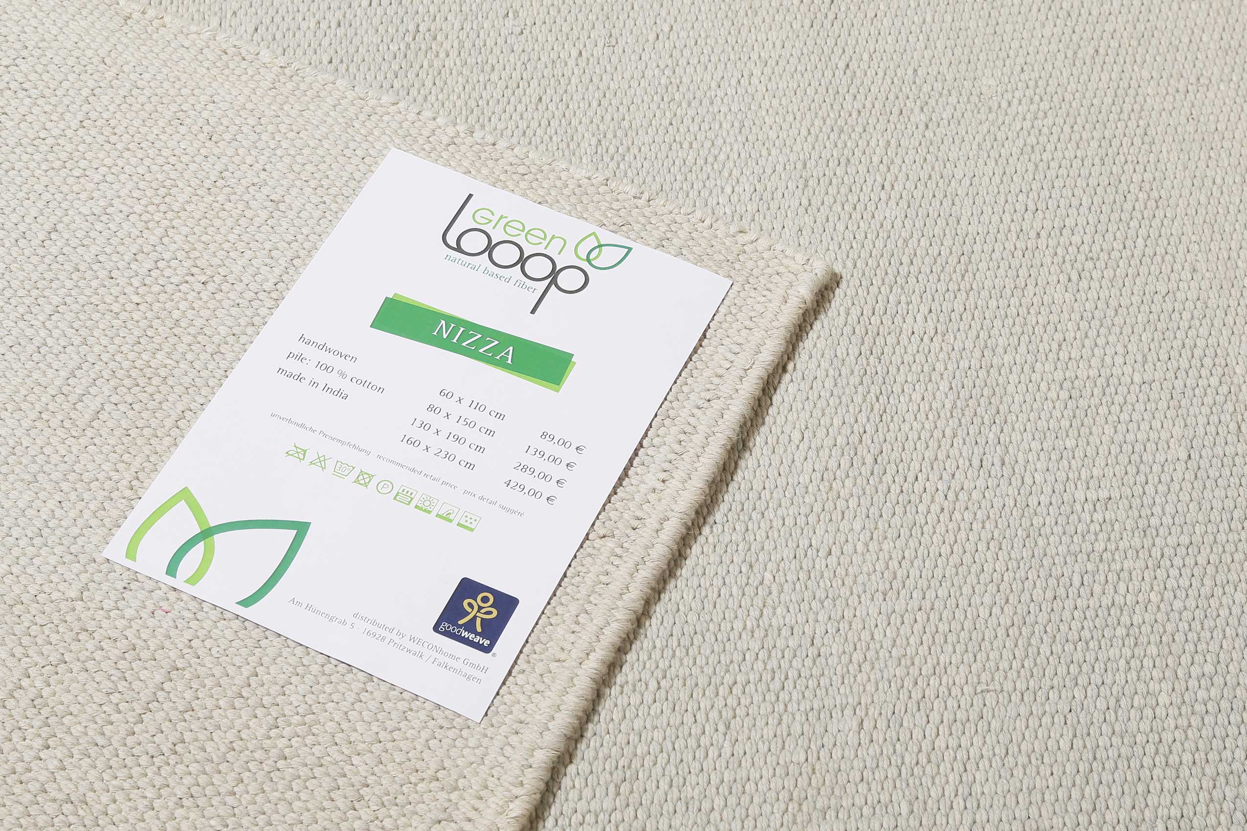weconhome-kelim-teppich-nizza-hellgrau-handgewebte-baumwolle-green-looop image 4