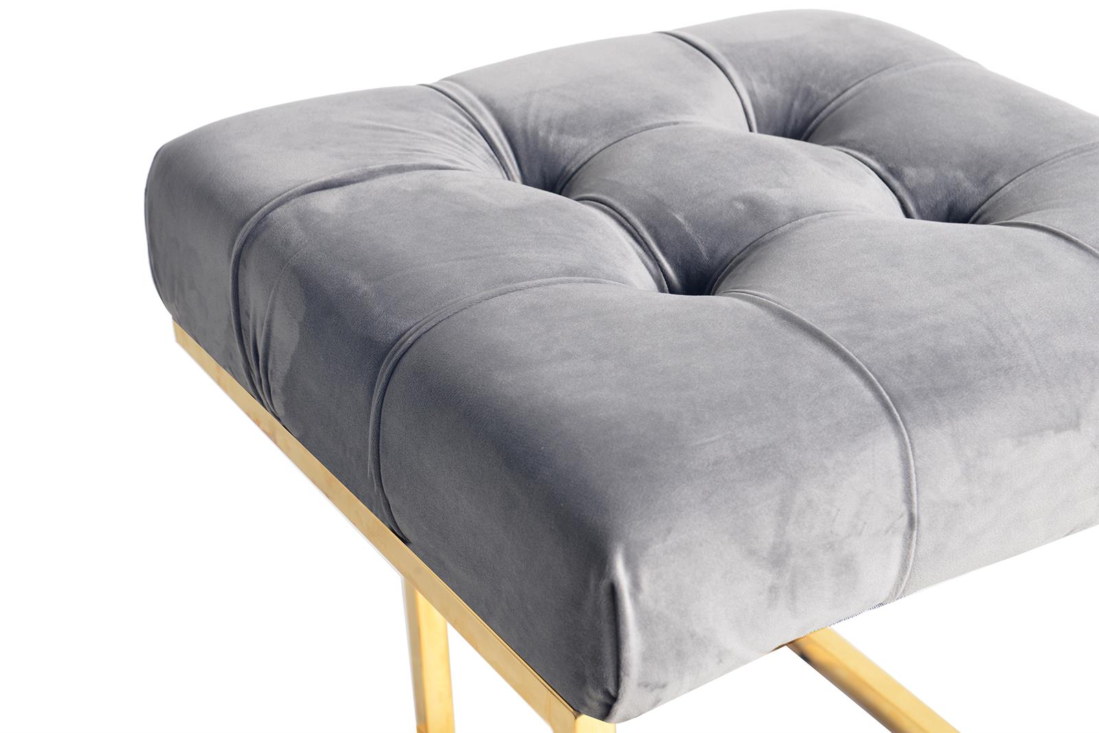 kayoom-hocker-rarity-125-eckiger-polsterhocker-mit-samtbezug-und-goldenem-metall image 4