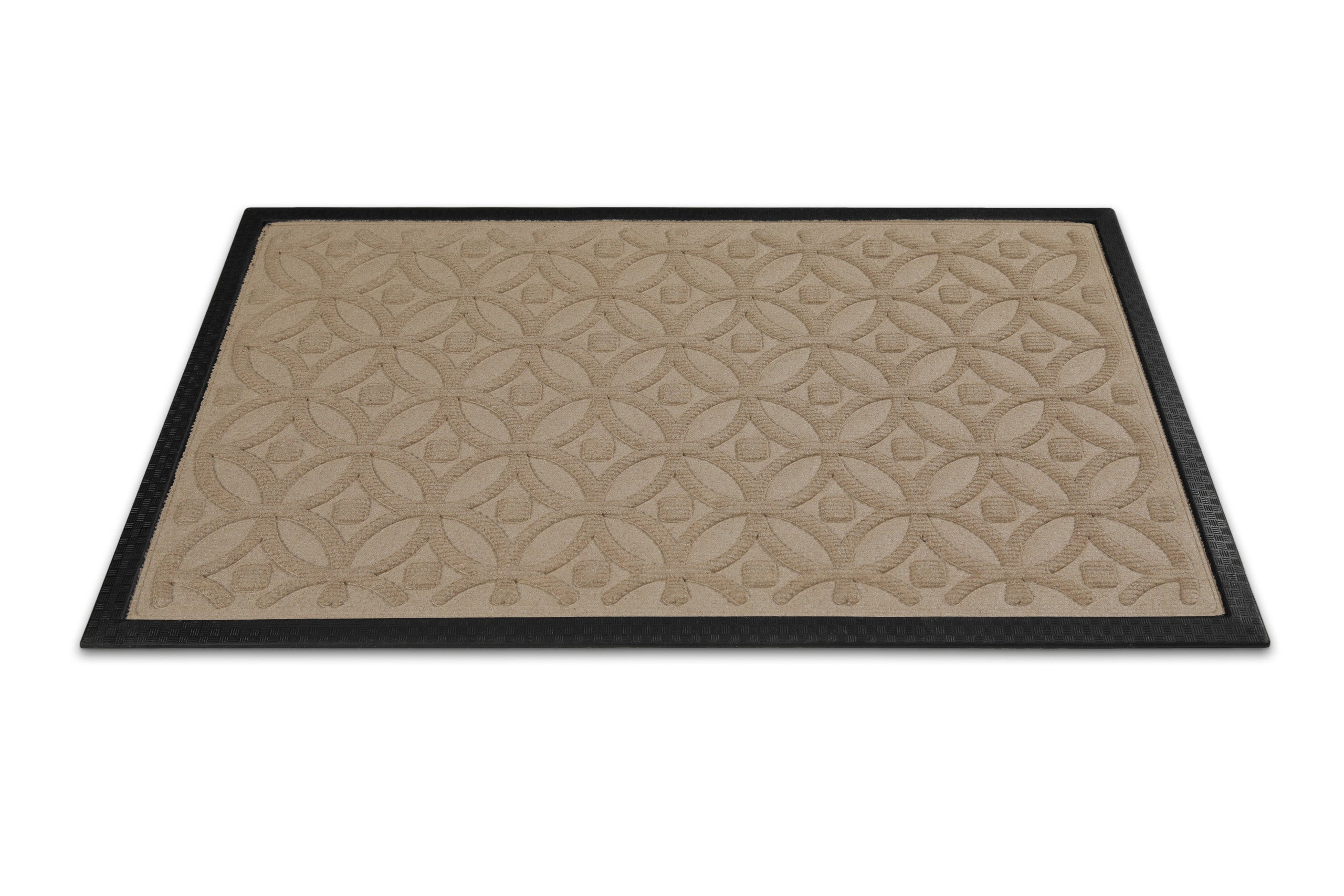 weconhome-fu-matte-midnight-mosaic-sand-beige-recycling-synthetik-waschbar image 4