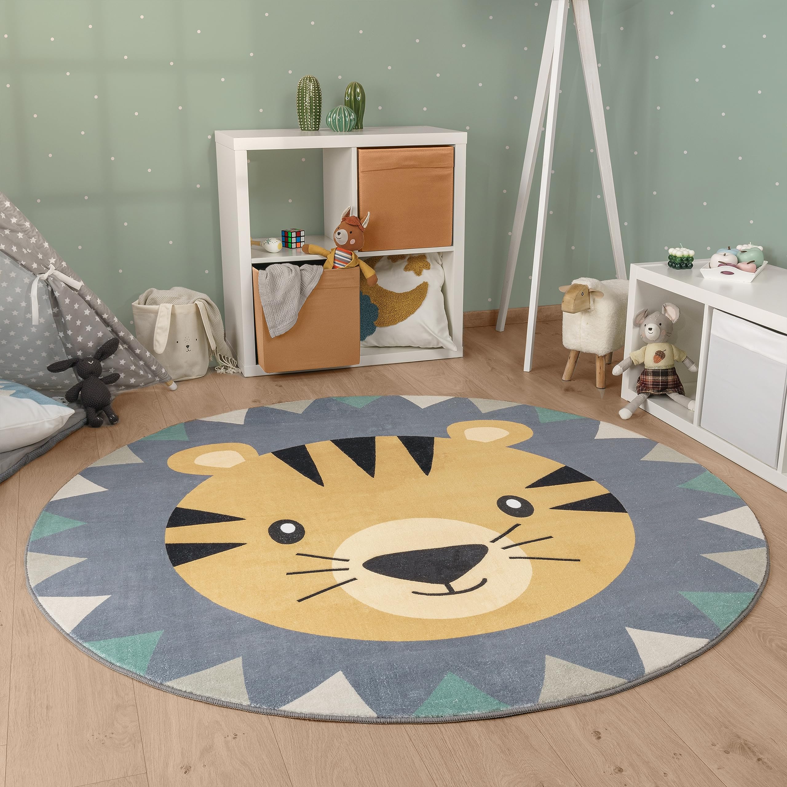 paco-home-kinderteppich-rund-160-cm-l-wenkopf-b-renkopf-waschbar-bunt image 1
