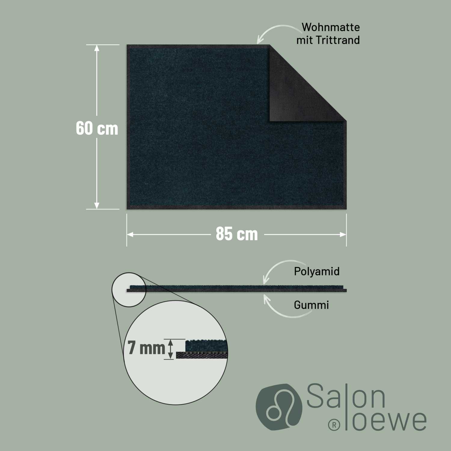 salonloewe-blaupetrol-halbrund-60-x-85-cm-halbrunde-schmutzfangmatte-polyamid-ru image 3