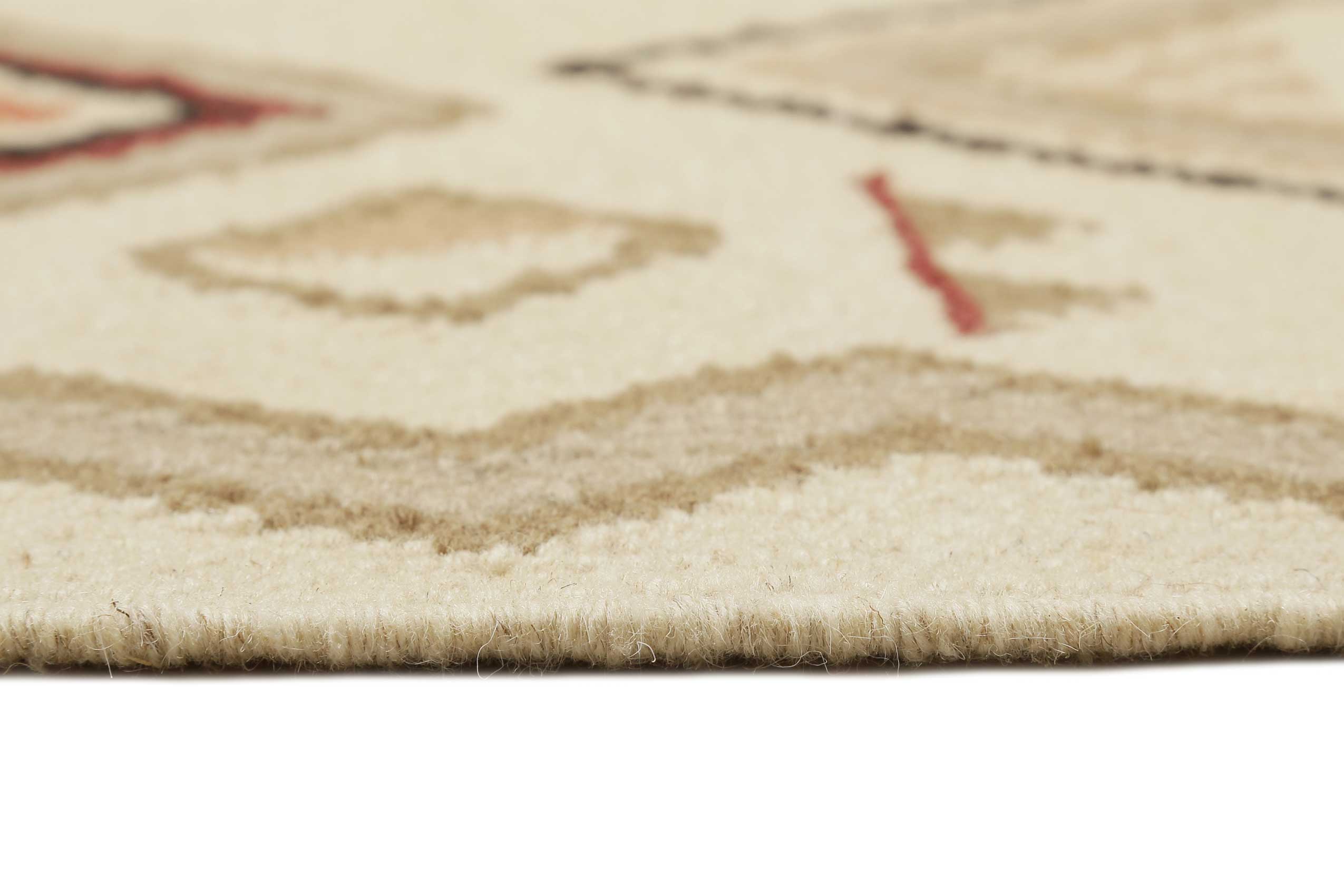 weconhome-green-looop-kelim-teppich-brionne-creme-beige-rot-handgewebte-wolle image 5