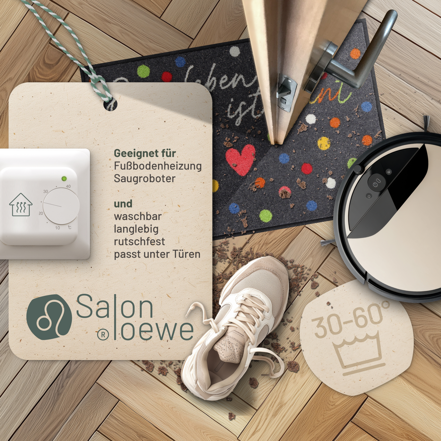 salonloewe-buntes-leben-eingangsmatte-50-x-75-cm-regenbogen-herz-design image 3
