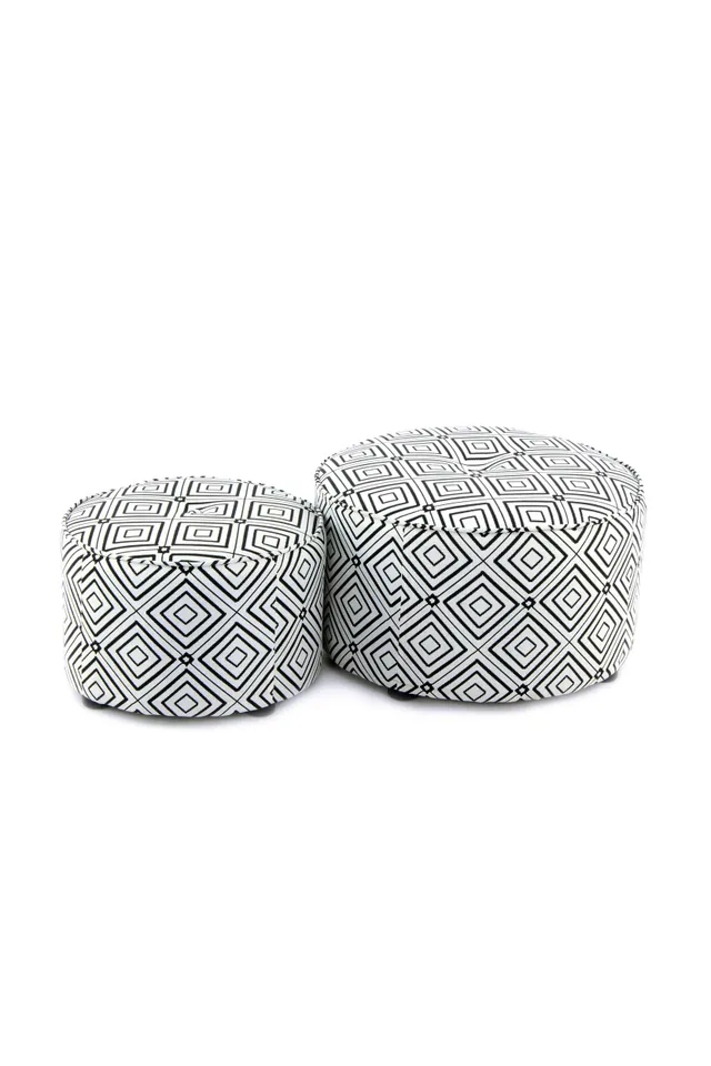 kayoom-hocker-indira-110-2er-set-rund-gepolstert-verschiedene-gr-en image 1