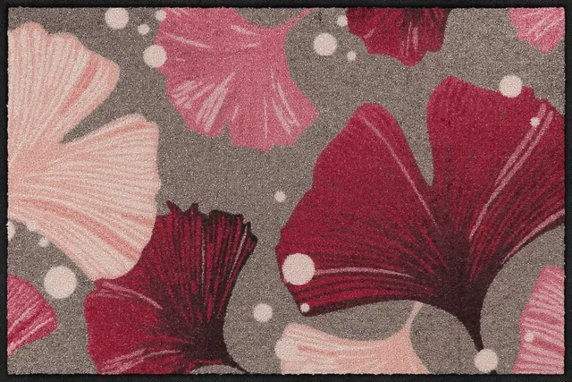 salonloewe-ginkgo-dance-rose-eingangsmatte-50-x-75-cm image 1