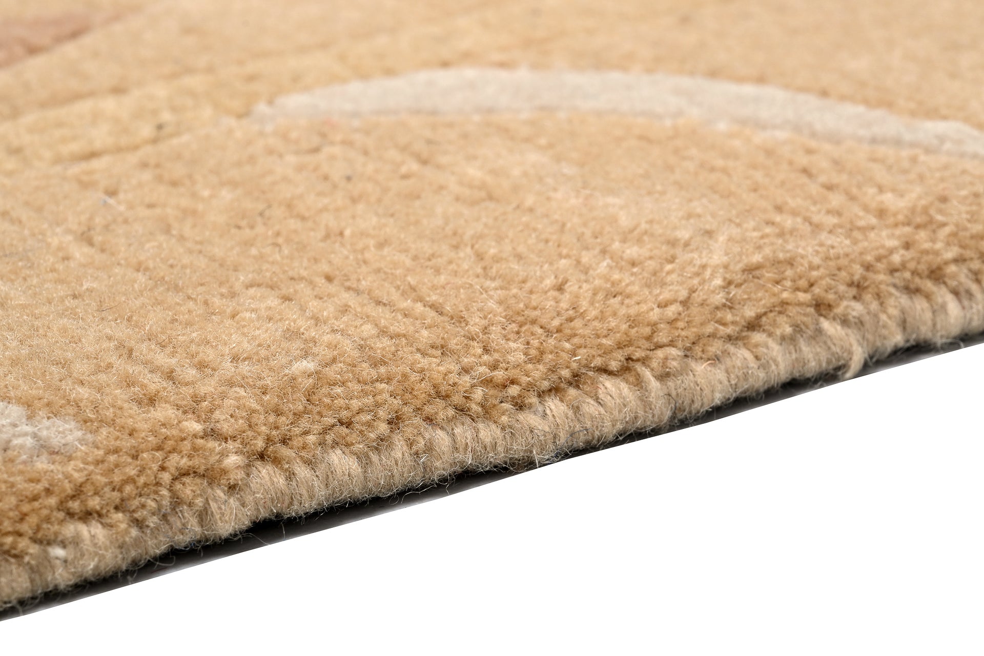 weconhome-handgekn-pfter-tibetischer-teppich-in-warmem-beige-mit-retro-bord-re-n image 3