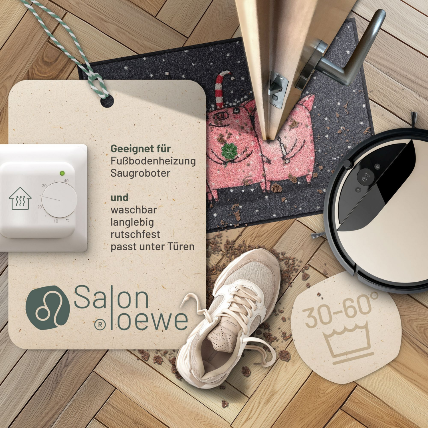 salonloewe-lucky-pigs-eingangsmatte-50-x-75-cm-gl-cksschwein-motiv image 2