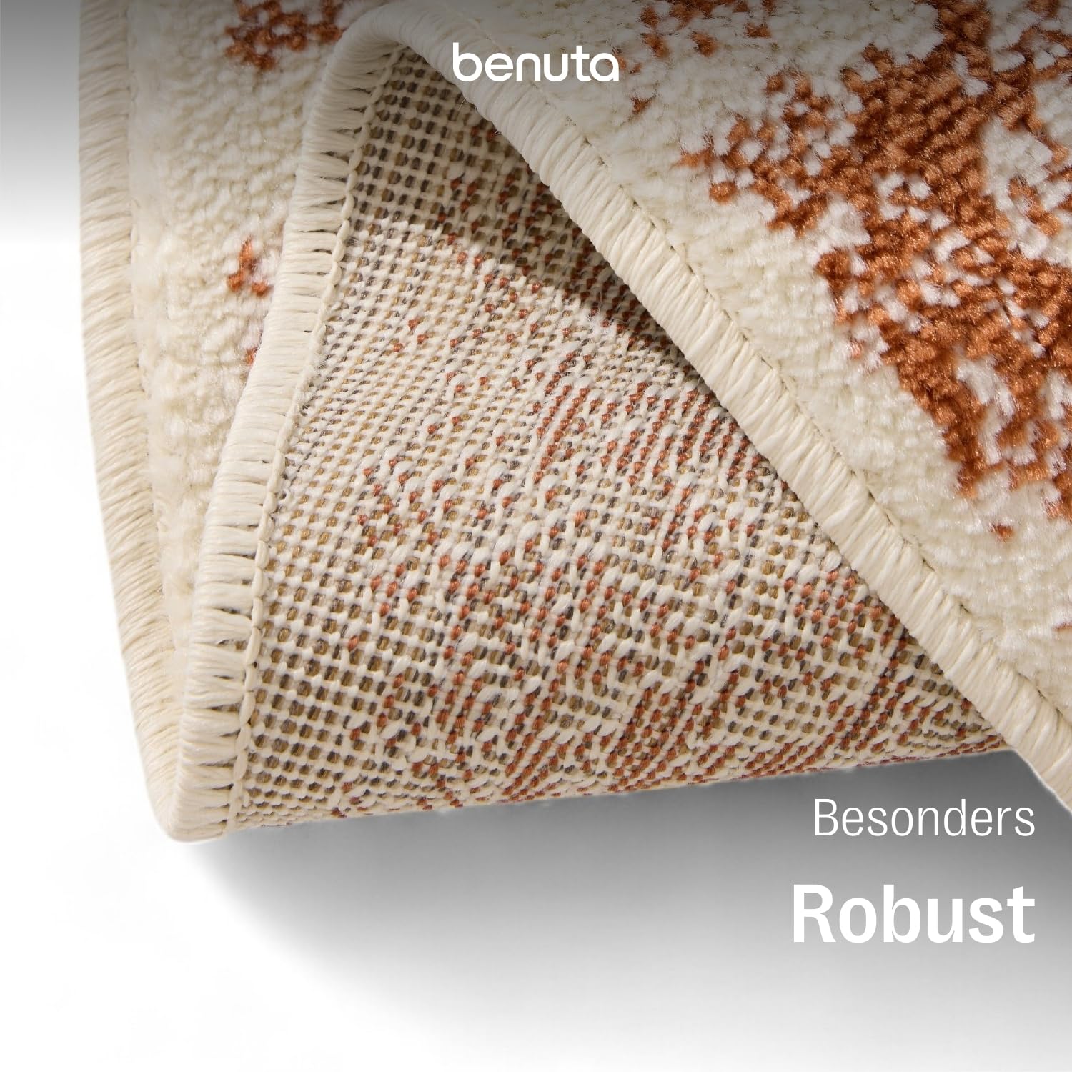 benuta-basic-teppich-suki-creme-orange-120-cm-rund-vintage-orient image 3