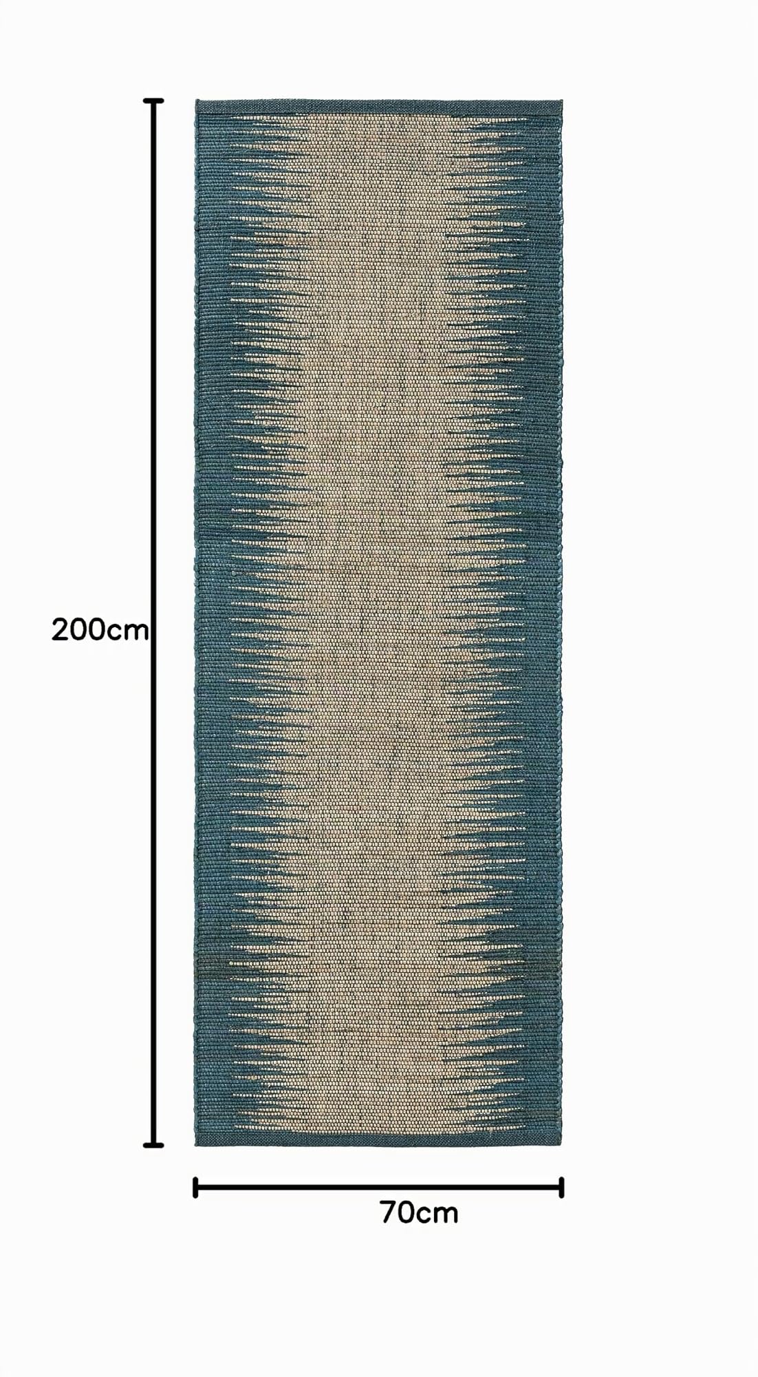 benuta-pure-jutel-ufer-tulsi-blau-70x200-cm-sisal-jute-vintage-ethno-pflegeleich image 3