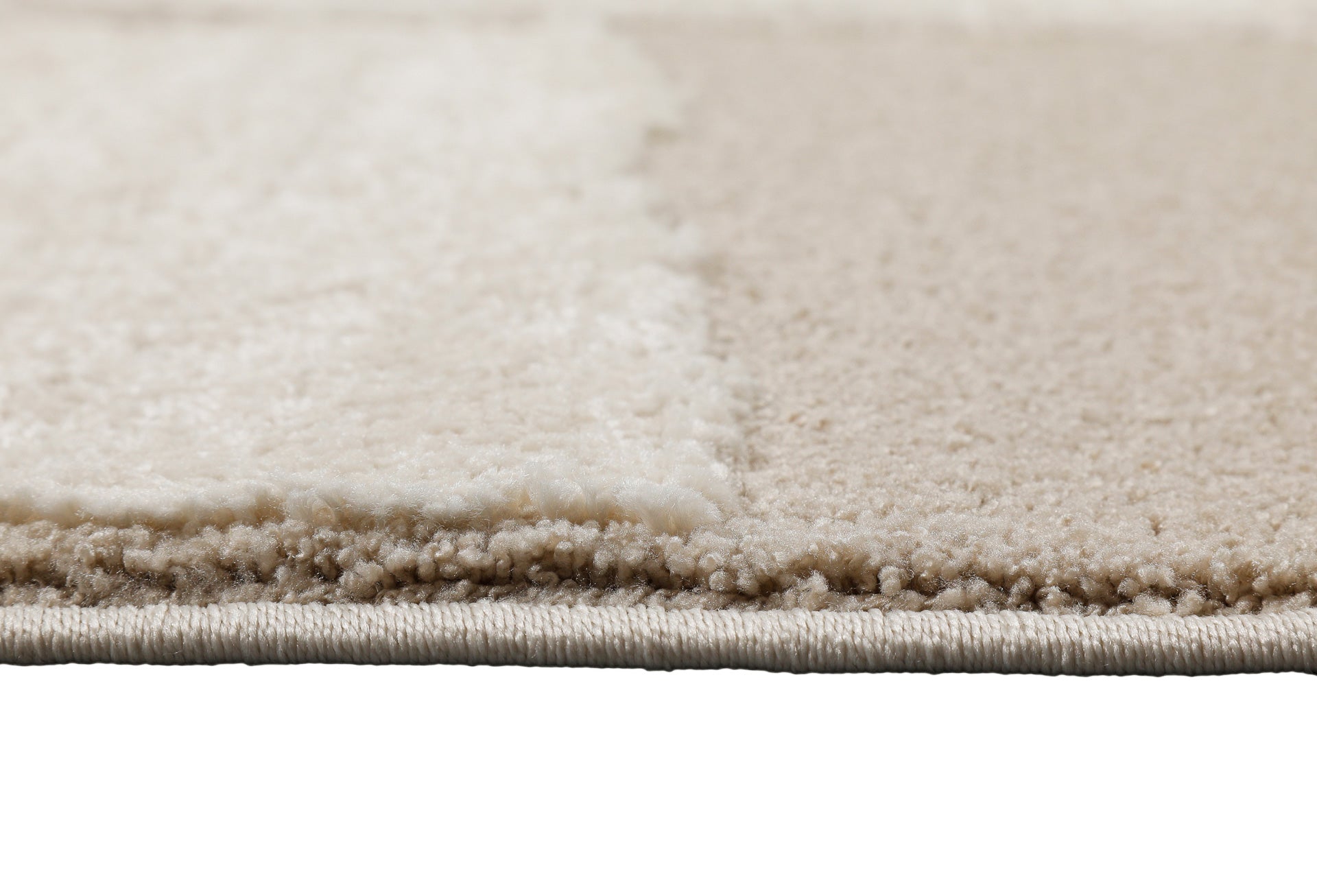 weconhome-ingvar-kurzflor-teppich-creme-beige-karo image 5