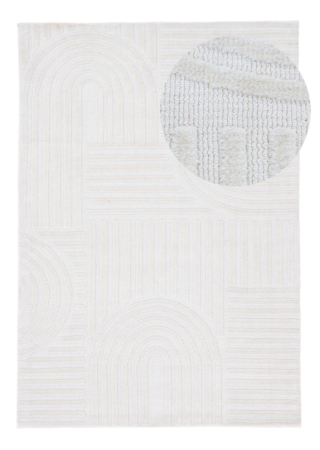 carpetfine-teppich-holly-weicher-kurzflorteppich-creme-80x150-cm-rechteckig-f-r- image 1
