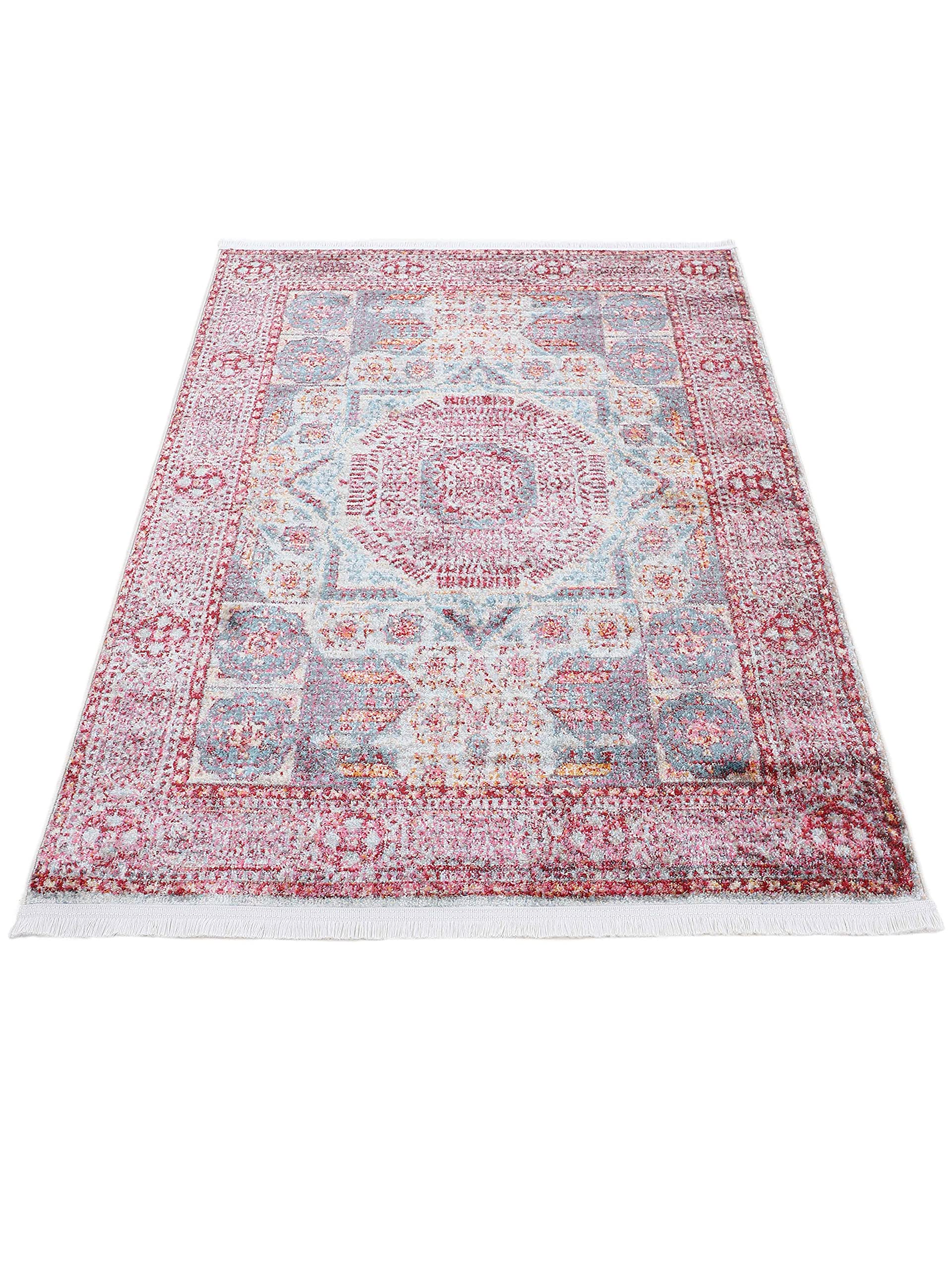 carpetfine-vintage-teppich-anil-rot-120x170-cm image 4