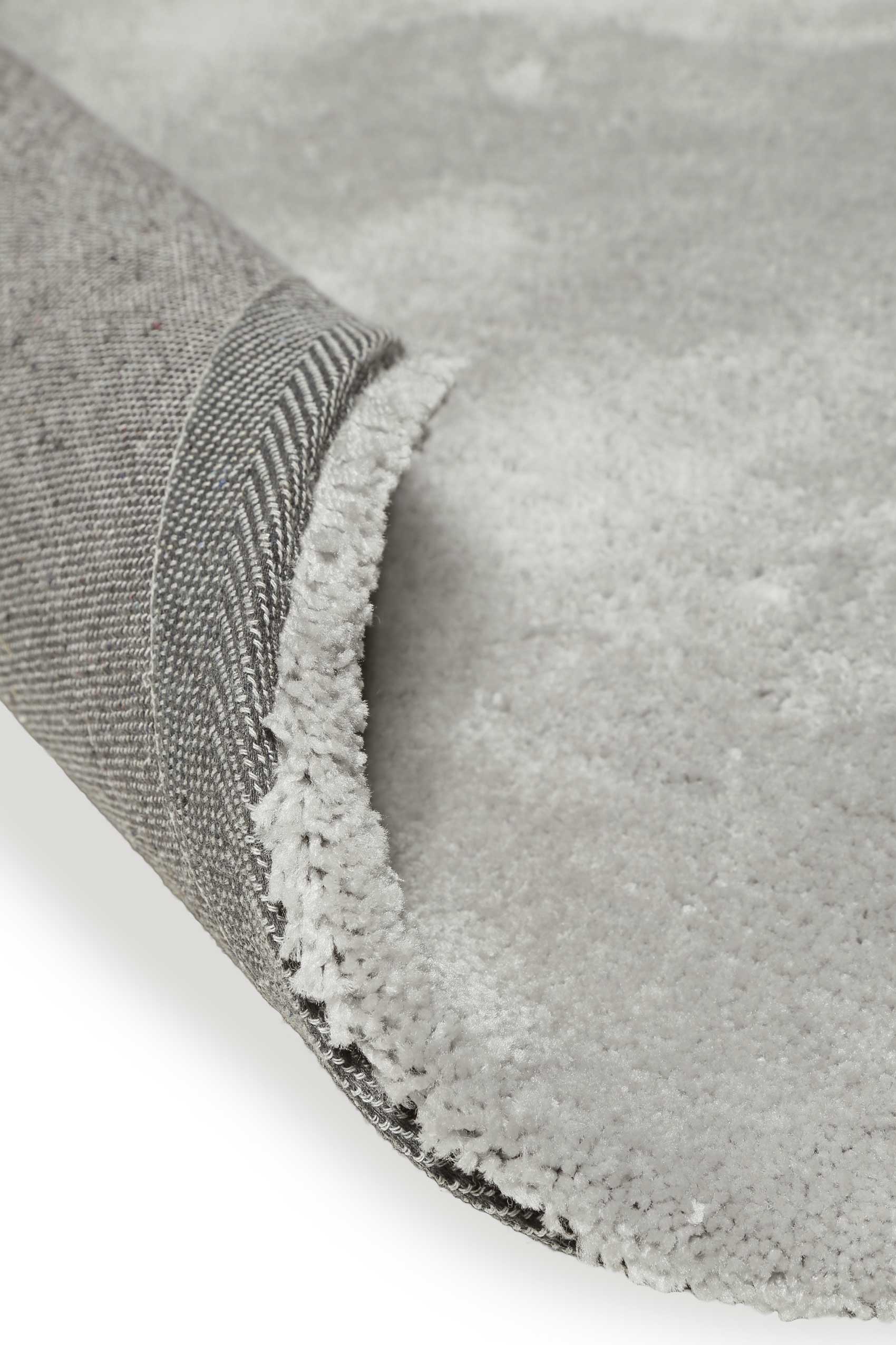 weconhome-basics-emilia-hochflor-teppich-rund-hellgrau image 5
