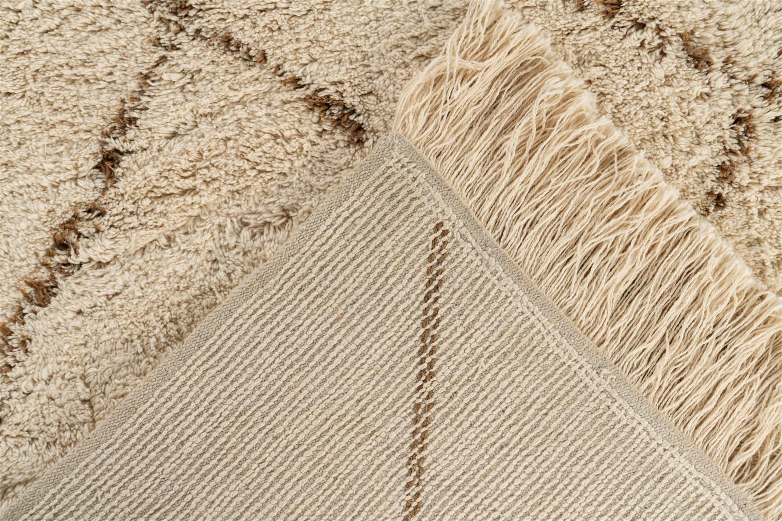 kayoom-mylen-425-flachflorteppich-100-baumwolle-creme-braun-geometrisches-design image 5