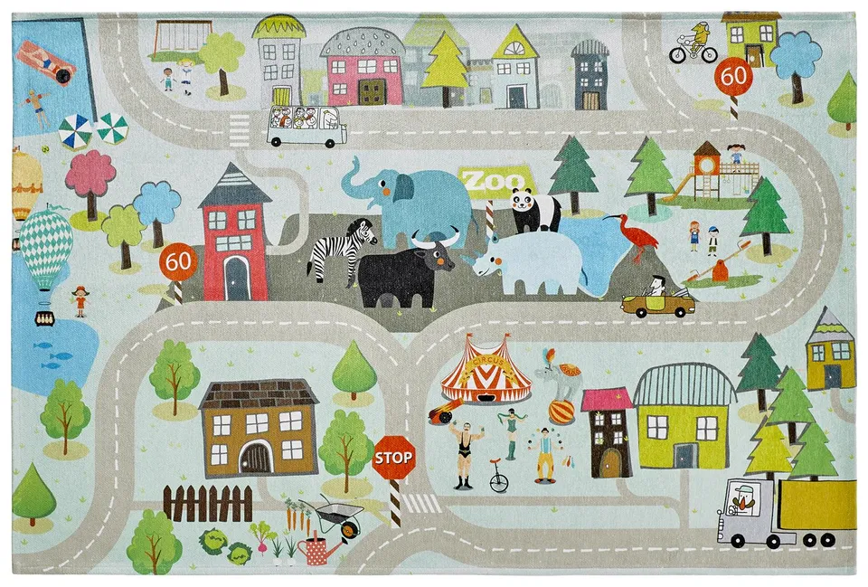 kayoom-sympathy-kids-241-kinderteppich-jacquard-gewebt-zarte-farben-fu-bodenheiz image 1