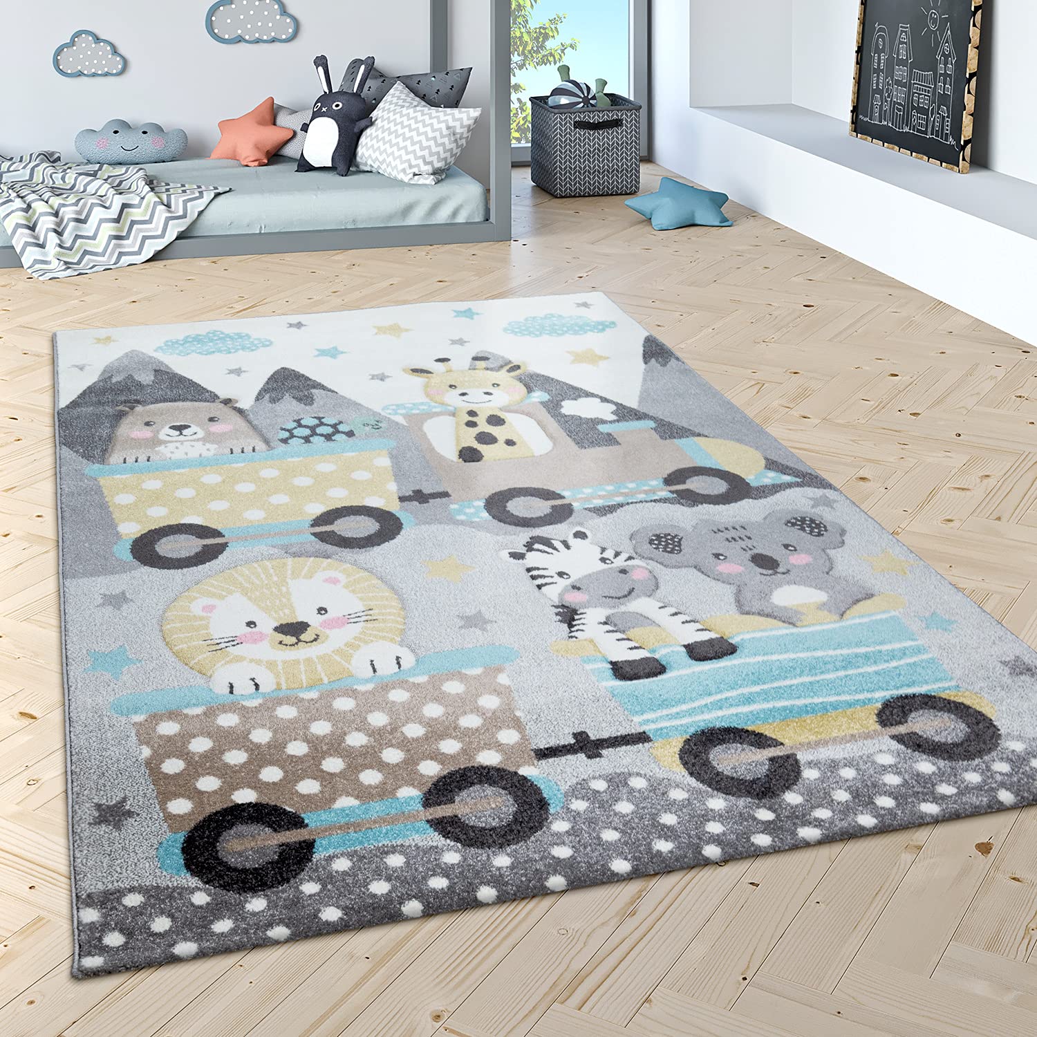paco-home-bino-kinderteppich-140x200-cm-creme-pastell-3d-effekt image 5