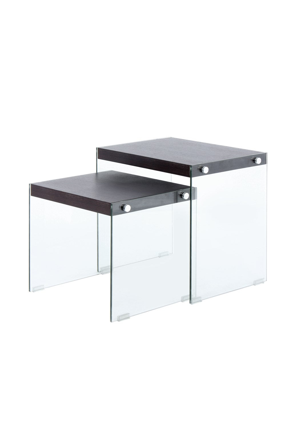 kayoom-elementary-225-beistelltisch-2er-set-glas-seitenw-nde-modern image 1