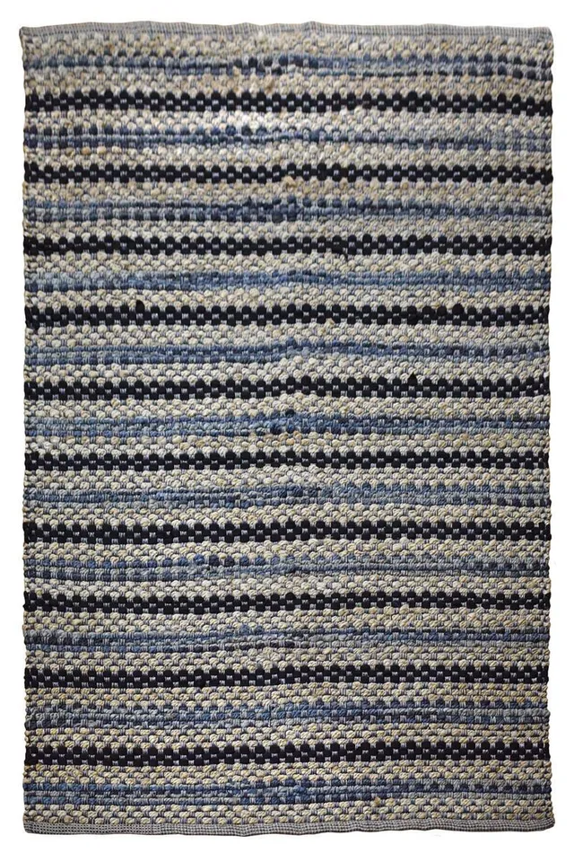 kayoom-sienna-210-handgefertigter-flachflorteppich-baumwolle-jute image 1
