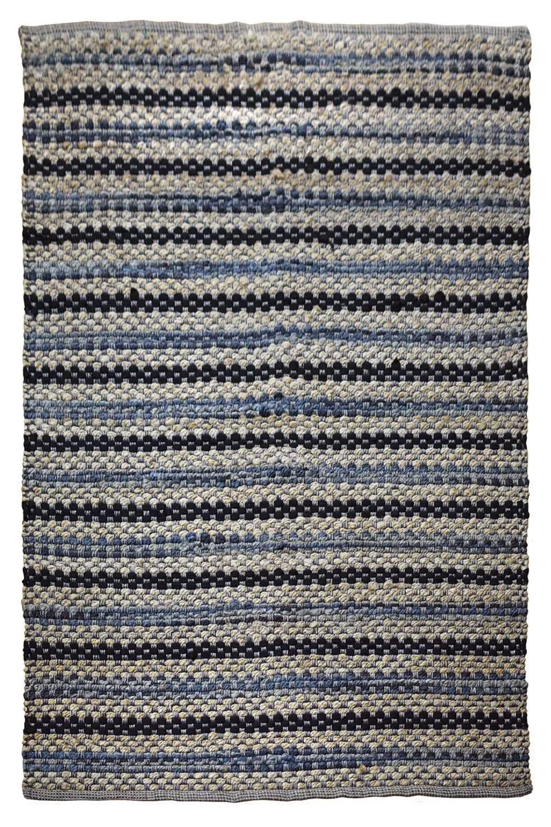 kayoom-sienna-210-handgefertigter-flachflorteppich-baumwolle-jute image 1