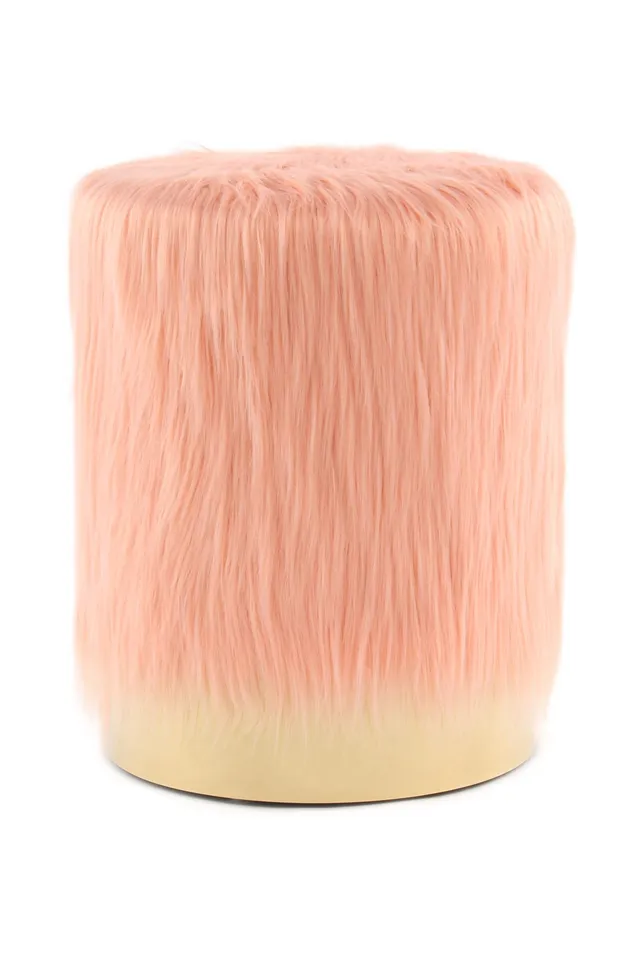 kayoom-hocker-polly-525-kunstfell-pouf-mit-goldenem-standfu-sitzhocker-in-fellop image 1