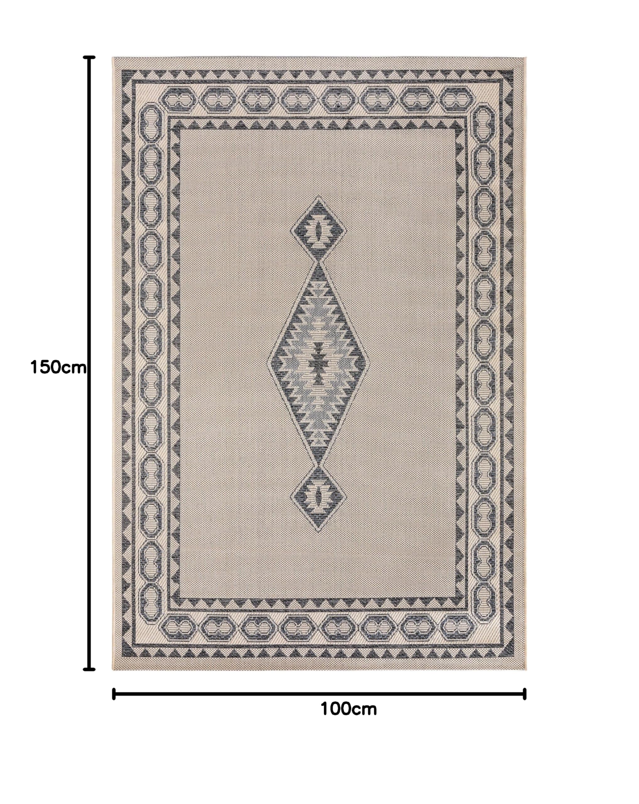 benuta-nest-teppich-river-kunstfaser-beige-blau-100x150-cm-outdoor-geeignet image 2