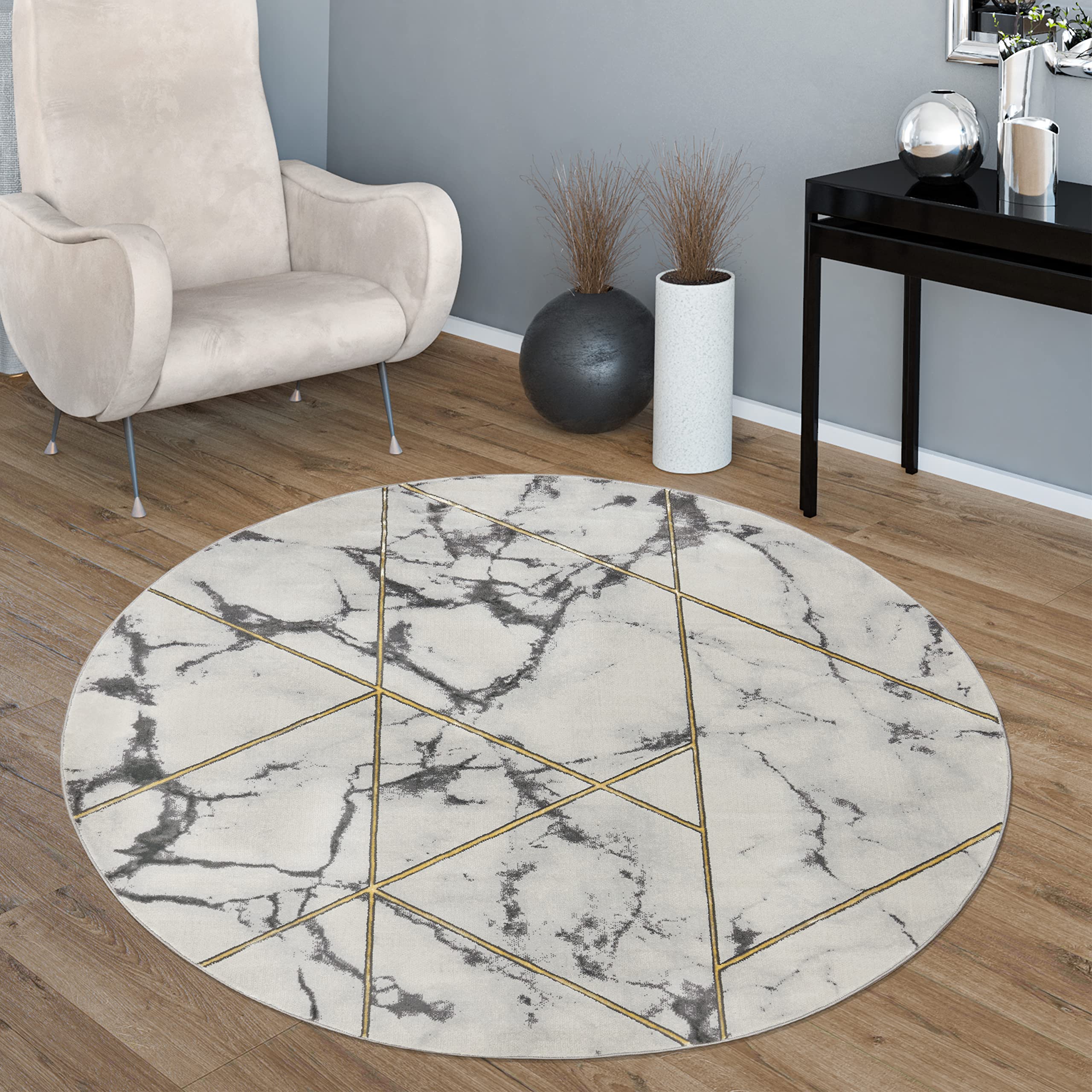 paco-home-brilliance-wohnzimmer-teppich-80x150-cm-gold-4-marmor-optik-kurzflor image 8
