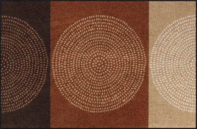 salonloewe-nestor-mocca-teppich-115-x-175-cm-grafischer-schmutzfangteppich image 1