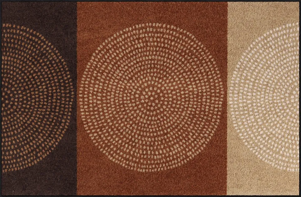 salonloewe-nestor-mocca-teppich-115-x-175-cm-grafischer-schmutzfangteppich image 1