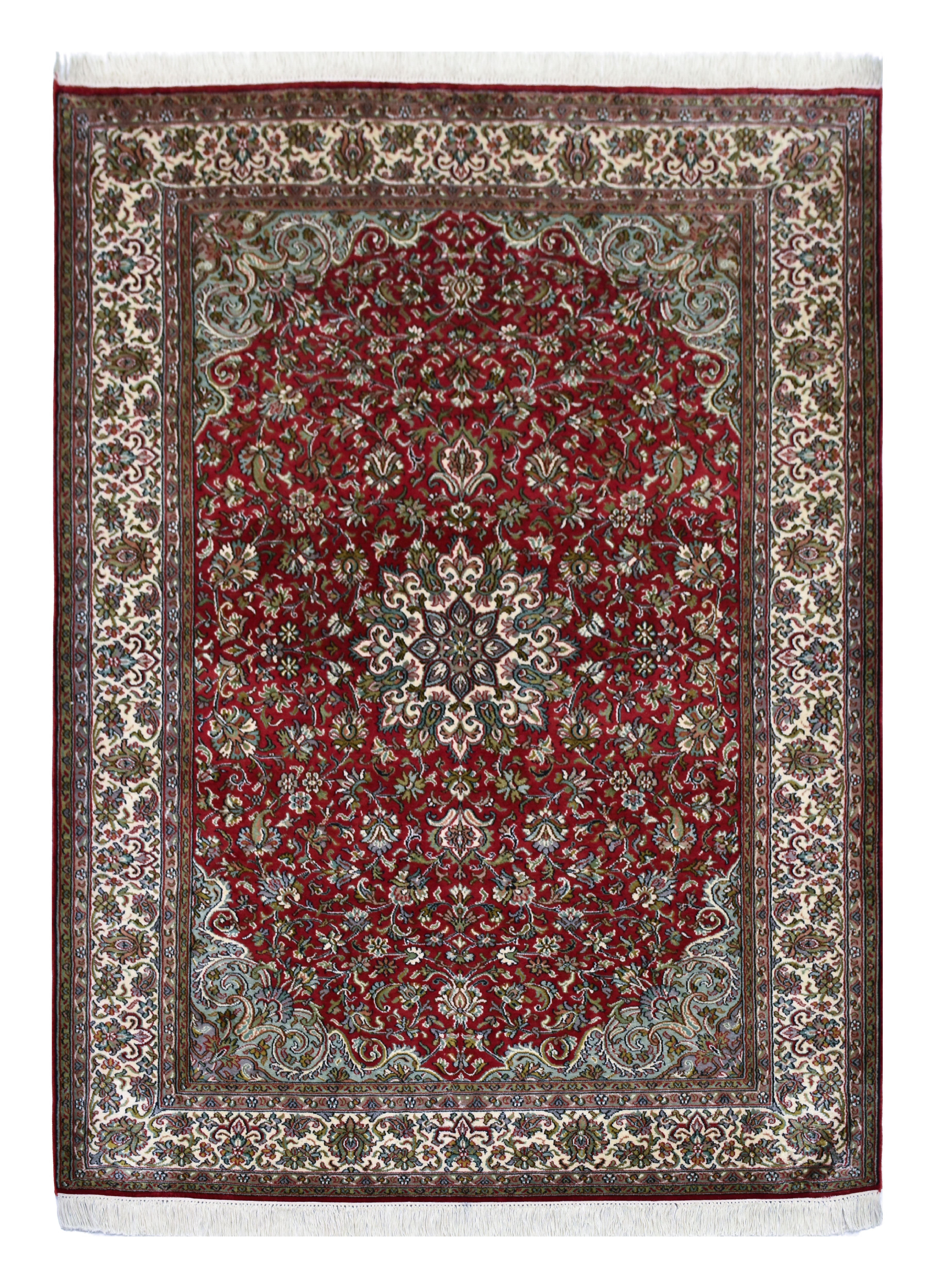kayoom-kashan-12306-multi-handgewebter-orient-teppich-133-cm-x-181-cm image 1