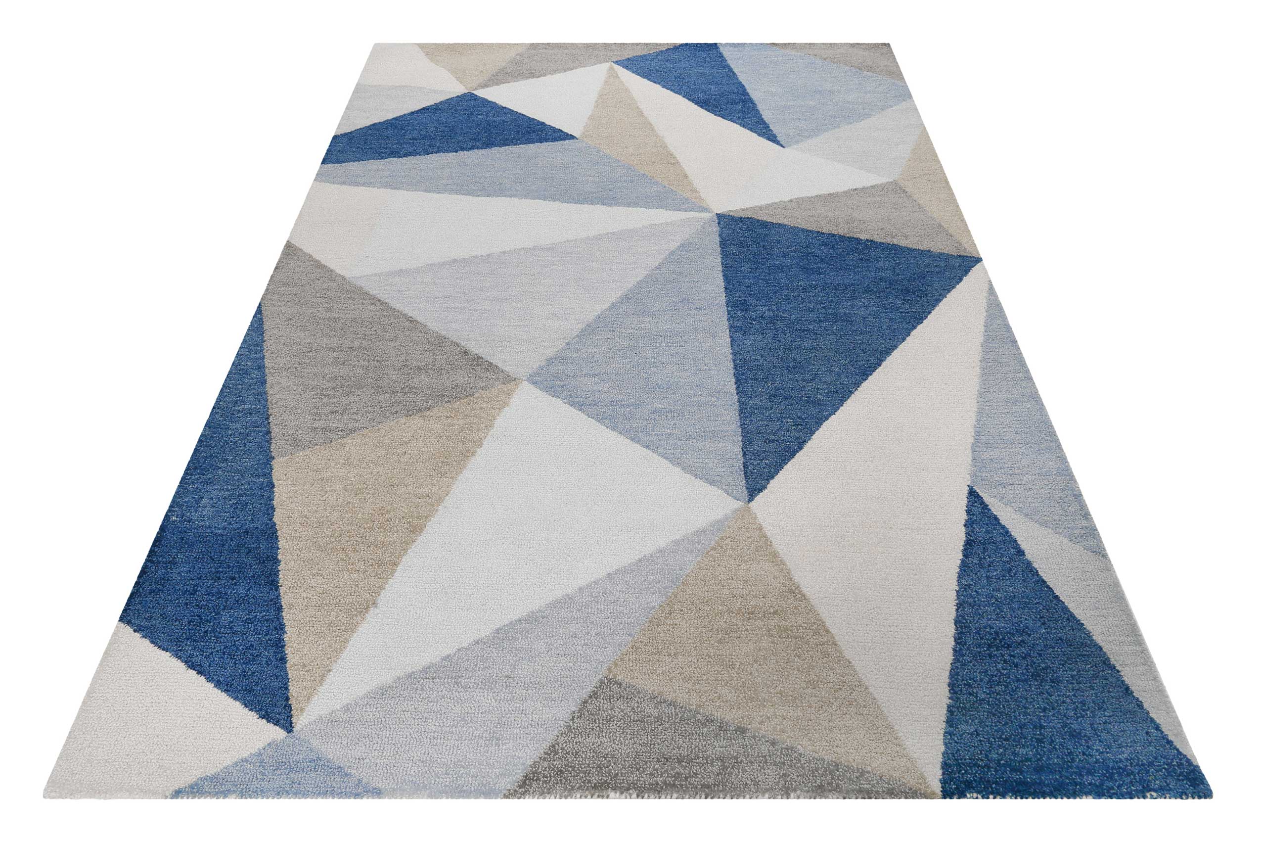 weconhome-kurzflorteppich-next-time-2-0-blau-geometrisches-design-goodweave-sieg image 2