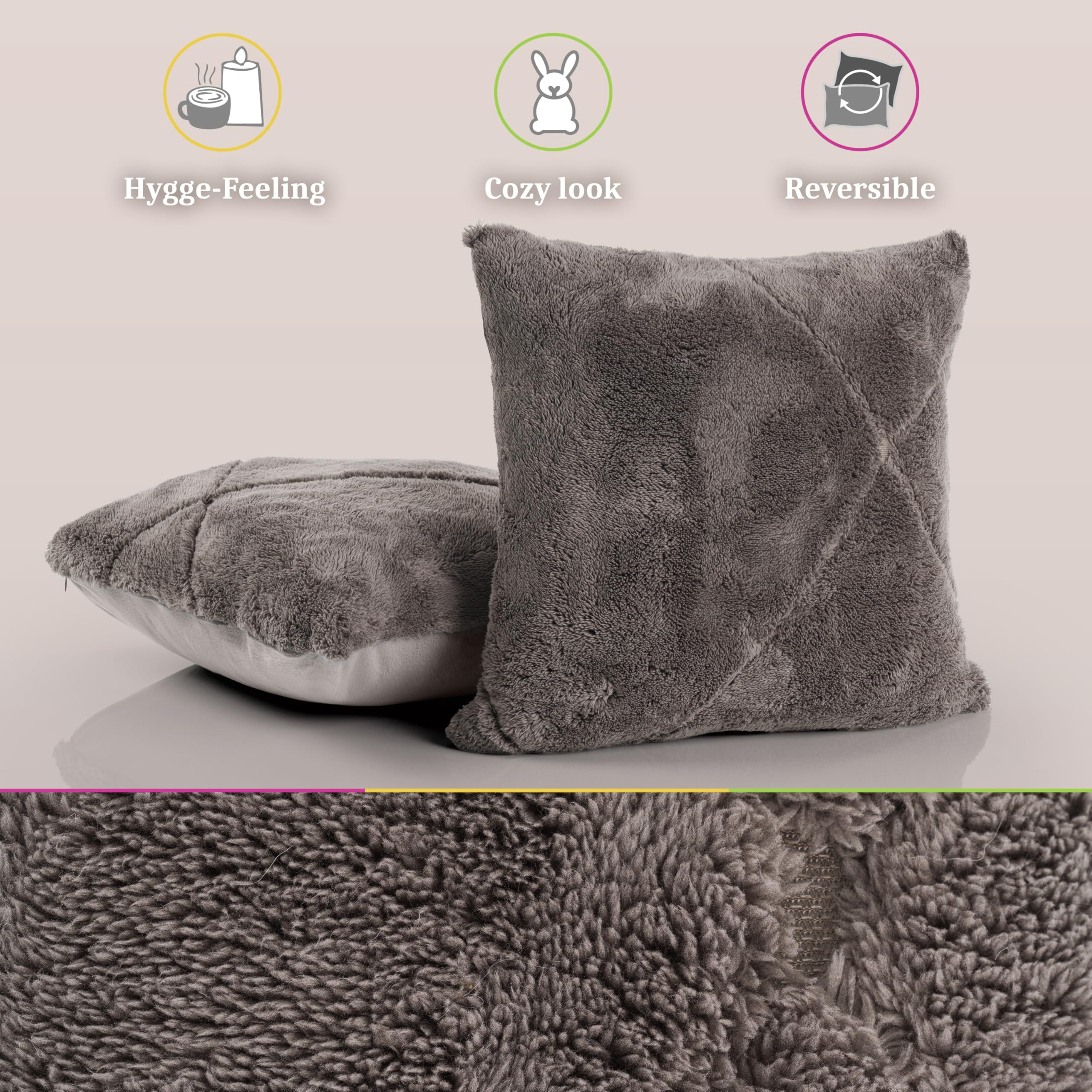paco-home-2er-set-kissenbezug-dekokissen-3d-raute-anthrazit-kissenh-lle-100-poly image 4