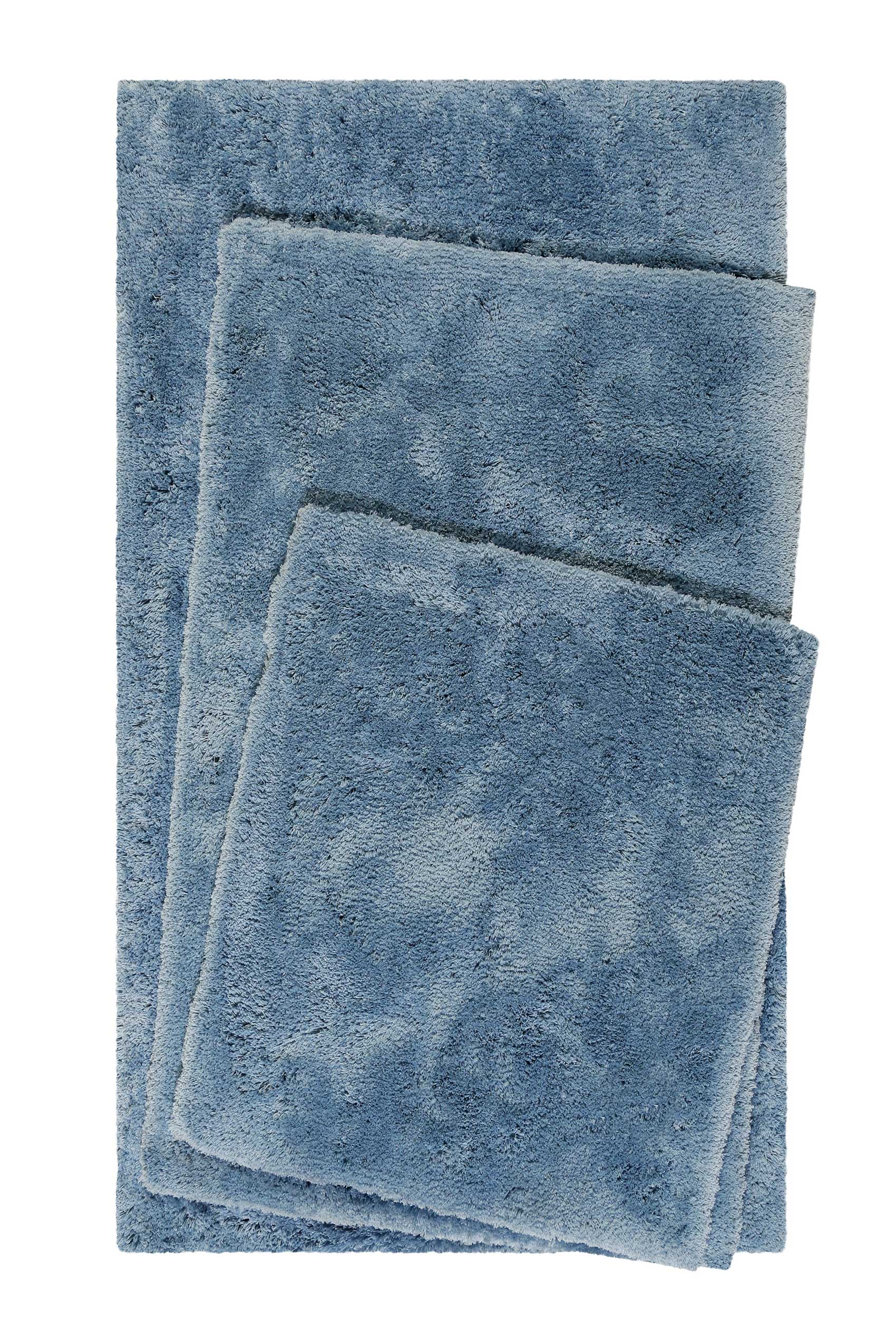 homie-living-porto-azzurro-badteppich-blau-hochflor-waschbar image 1