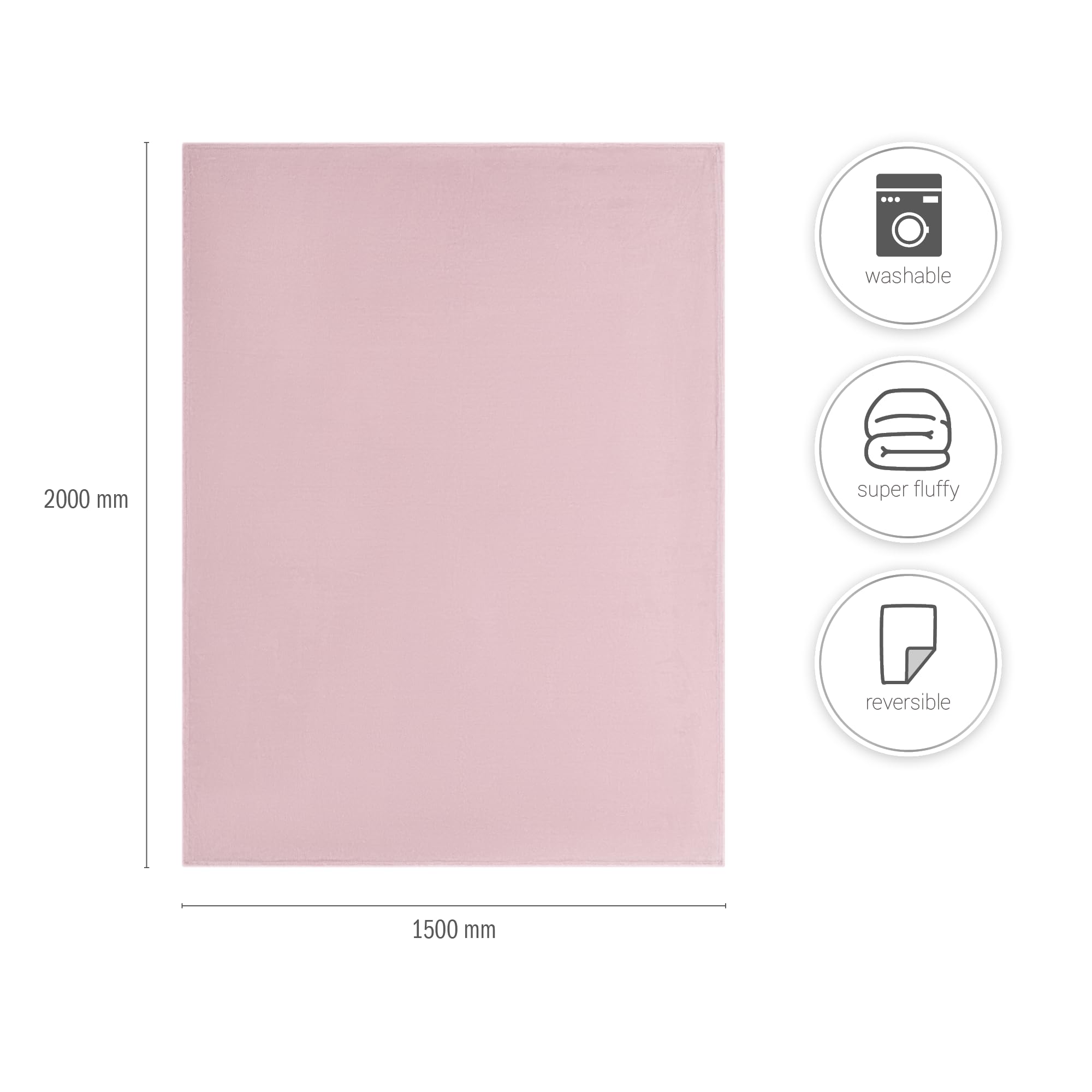 paco-home-kuscheldecke-fleecedecke-uni-150x200-cm-pink image 5