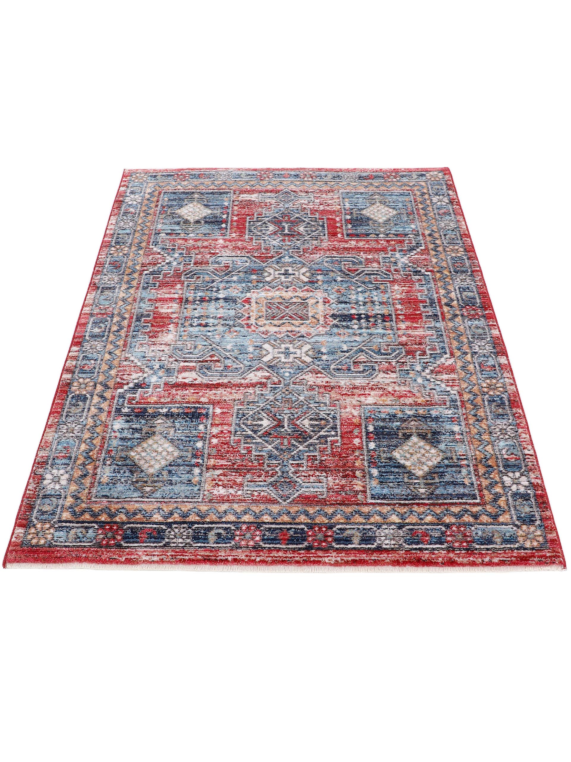 carpetfine-teppich-phoenix-rot-120x170-cm-moderner-vintage-teppich-f-r-wohn-und- image 4