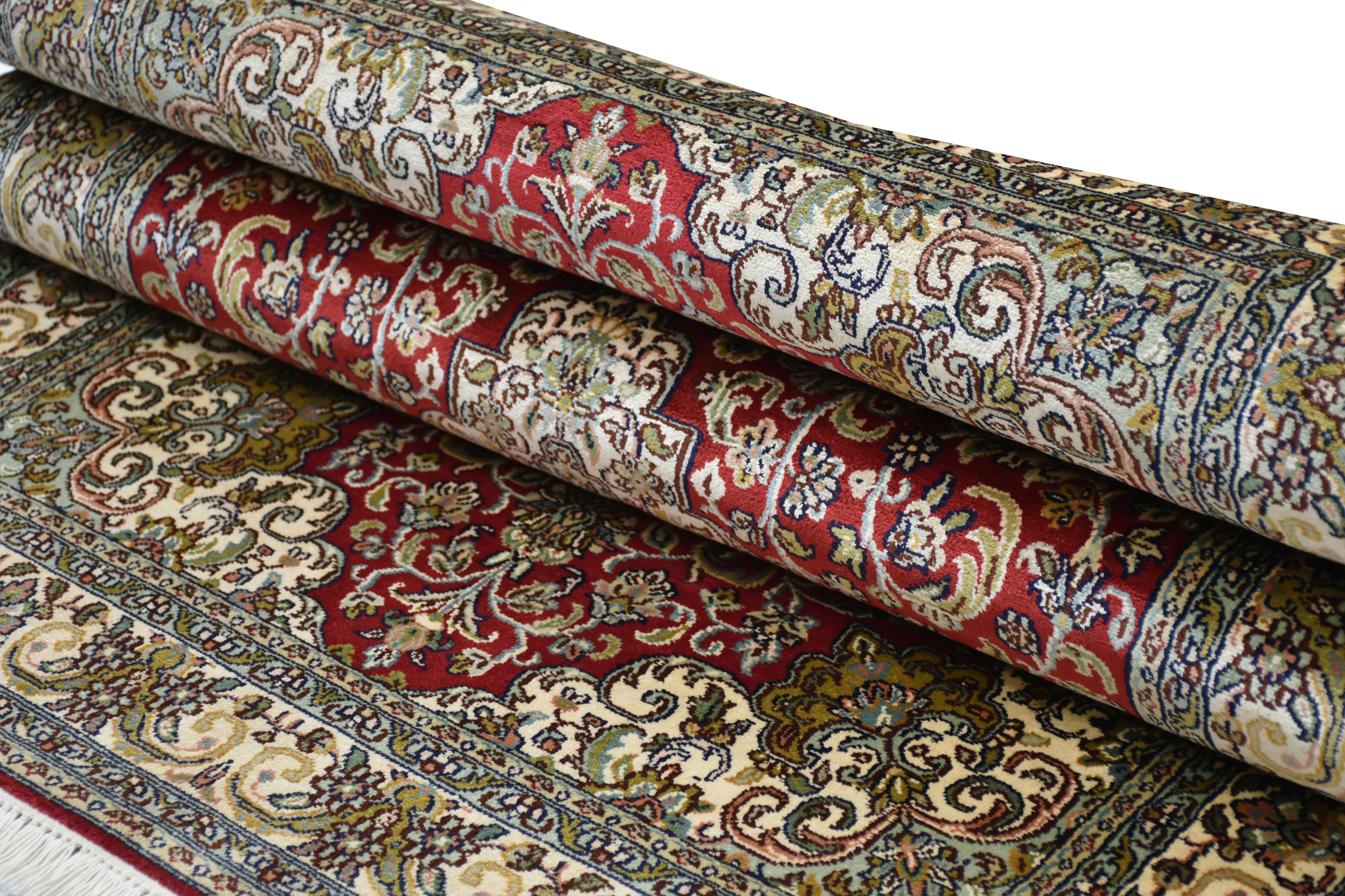 kayoom-kashan-5049-multi-handgewebter-orient-teppich-93-cm-x-158-cm-b-no-82 image 6