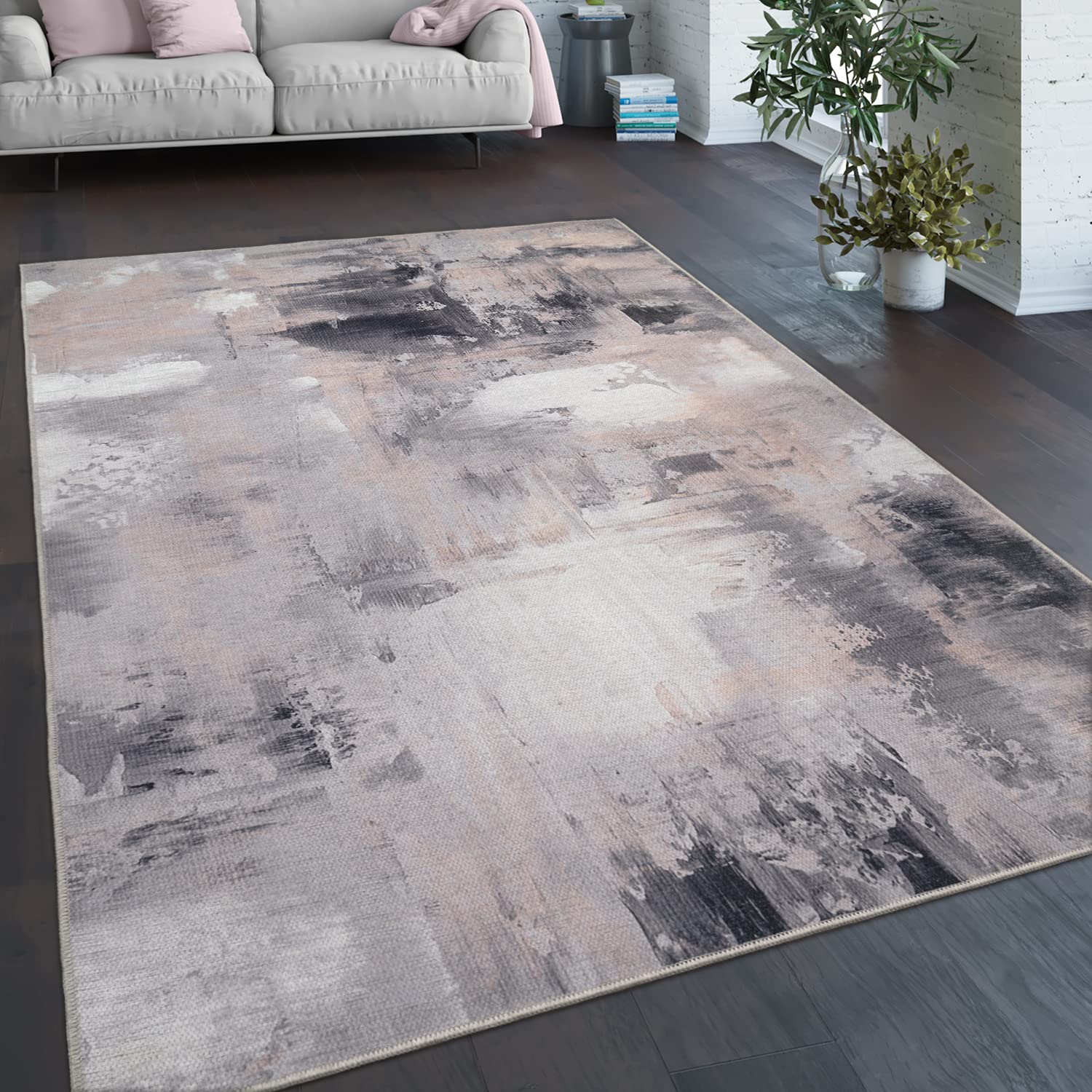 paco-home-waschbarer-teppich-flachgewebe-abstrakt-farbverlauf-60x100-cm-bunt-2 image 8